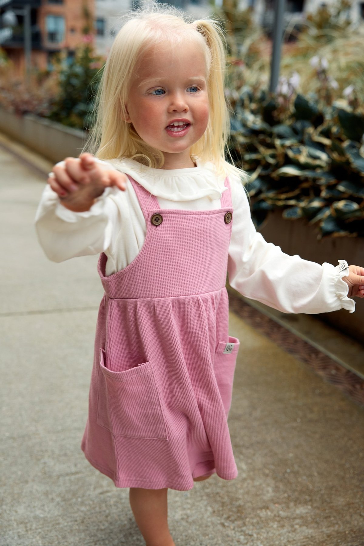 Gullkorn Basal Kjole Dus Rosa