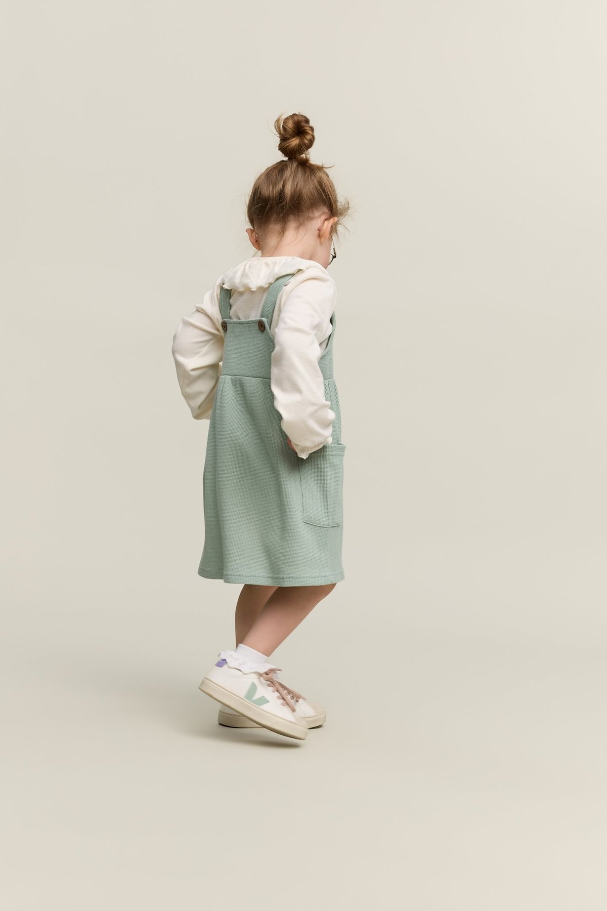 Gullkorn Basal Kjole Grågrønn