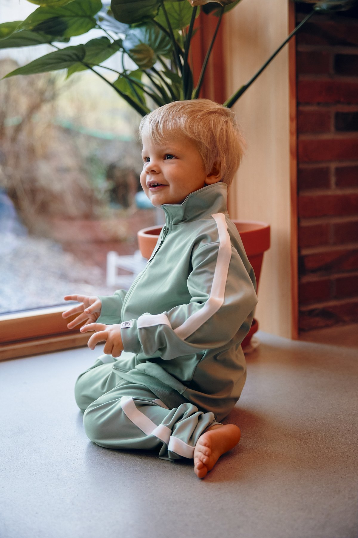 Gullkorn Perik Treningsdress Grågrønn