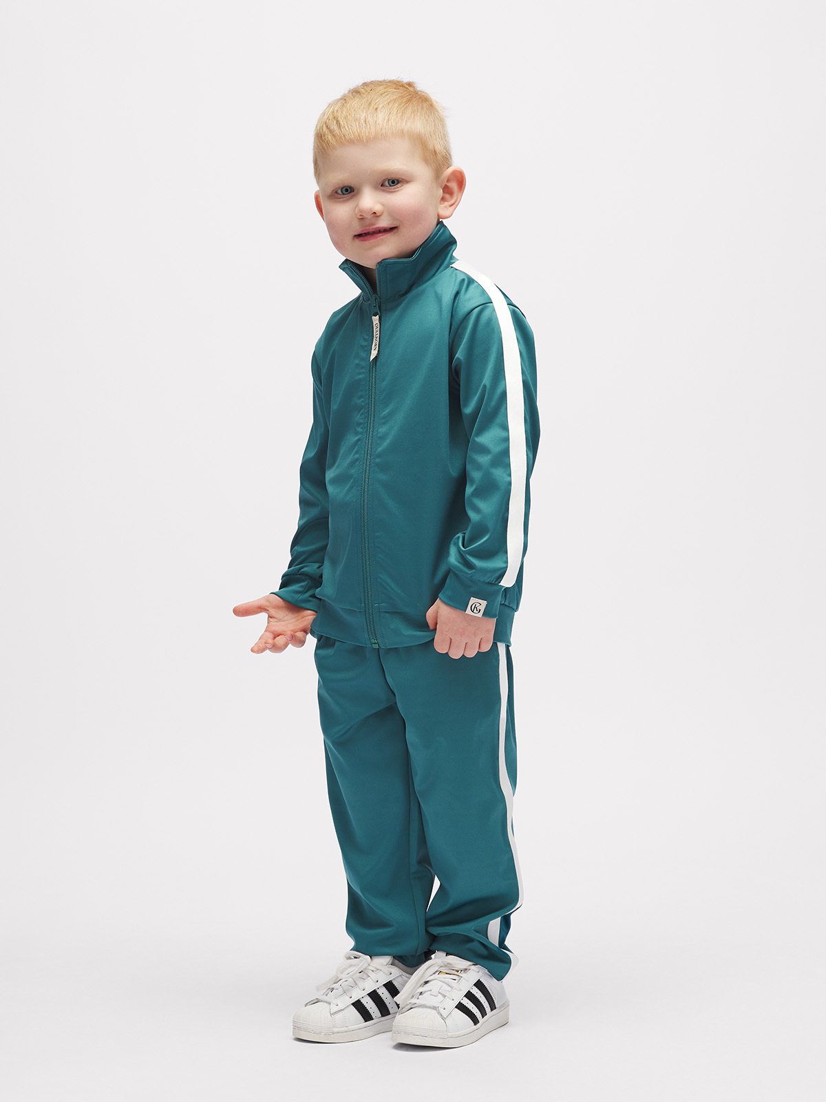 Gullkorn Perik Treningsdress M Blågrønn