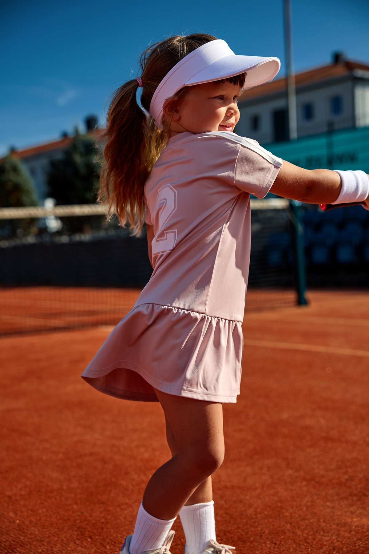 Gullkorn Perik Kjole Dus Rosa