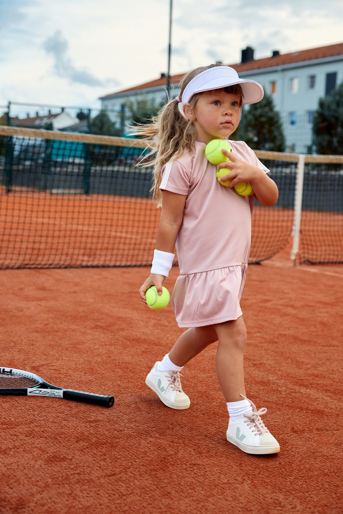 Gullkorn Perik Kjole Dus Rosa