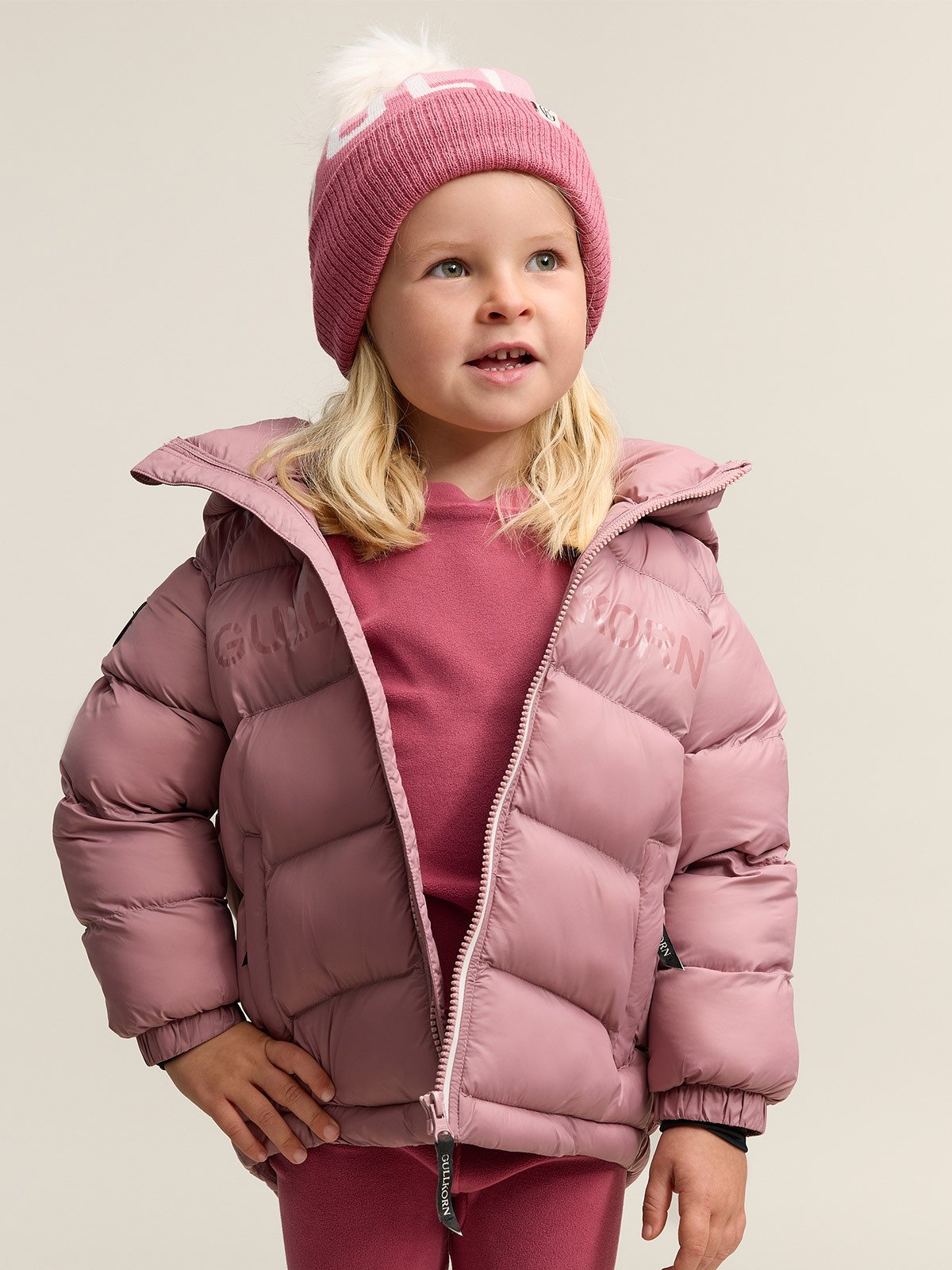 Gullkorn Vario Vinter Jakke Tåkerosa