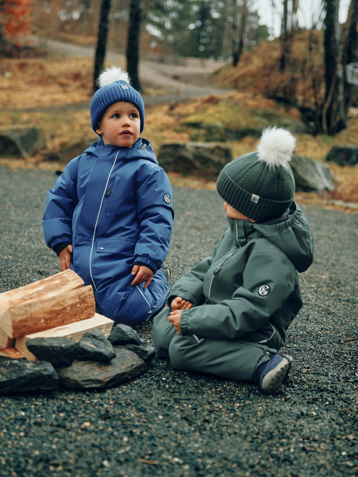Gullkorn Monzo Vinterdress Stormblå