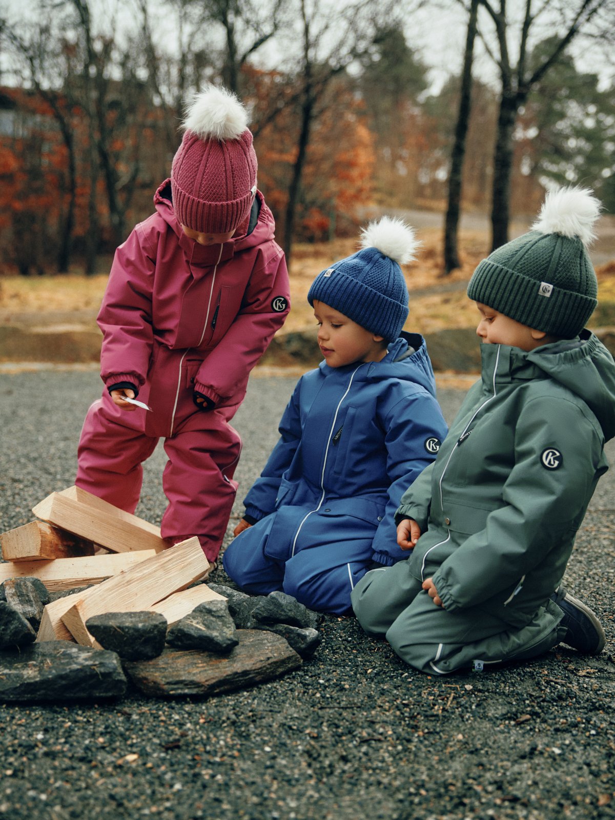 Gullkorn Monzo Vinterdress Stormblå