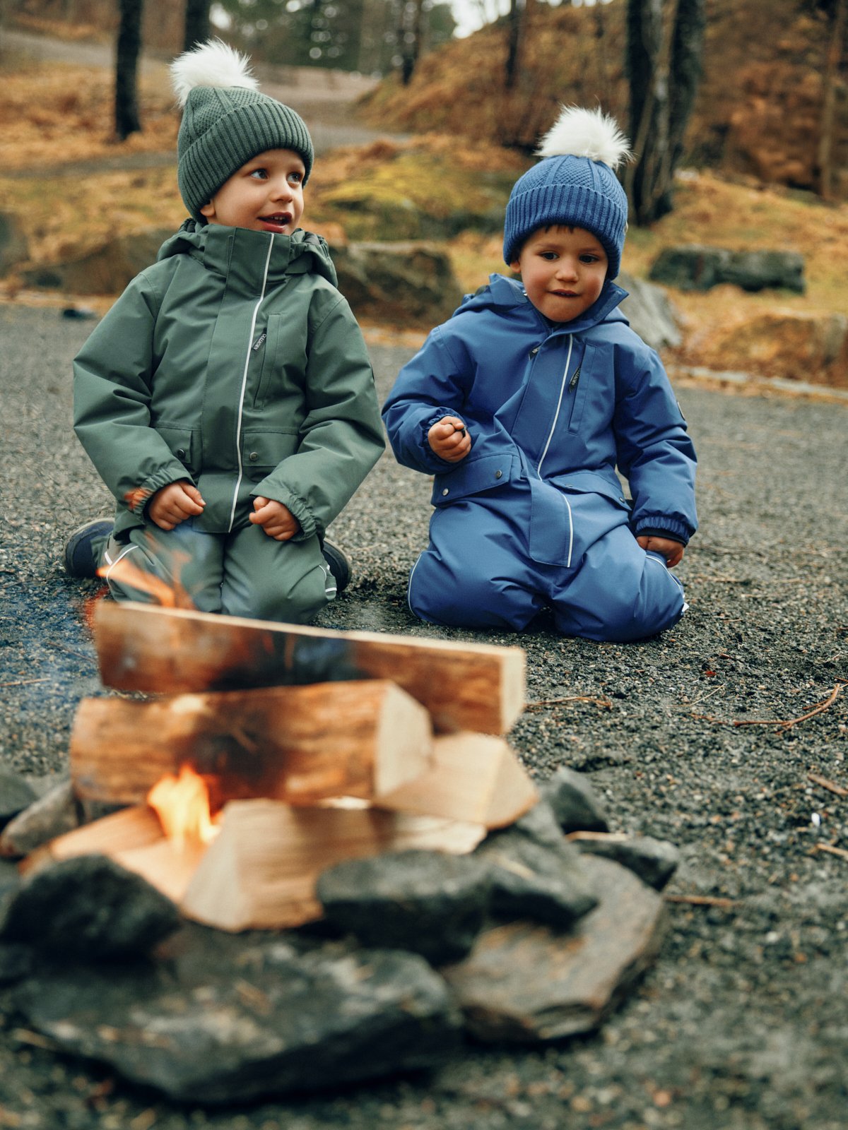 Gullkorn Monzo Vinterdress Stormblå