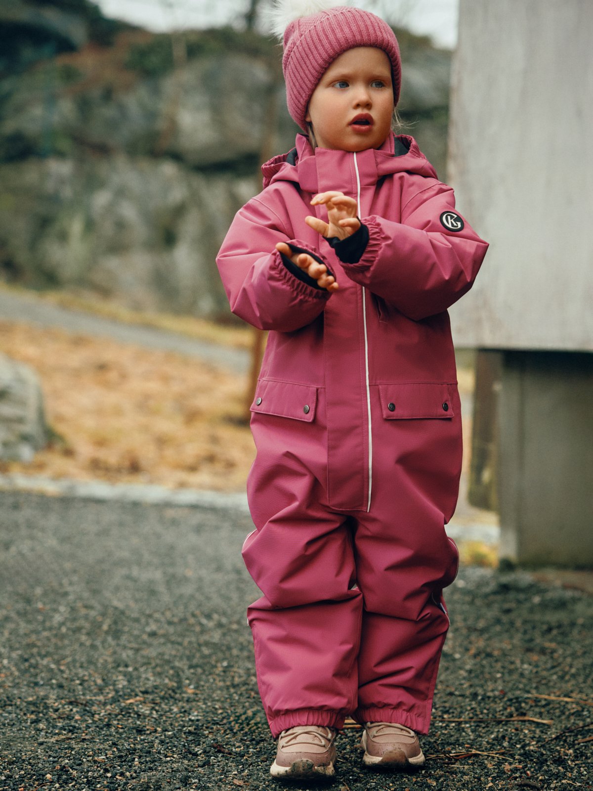 Gullkorn Monzo Vinterdress Varm Rosa