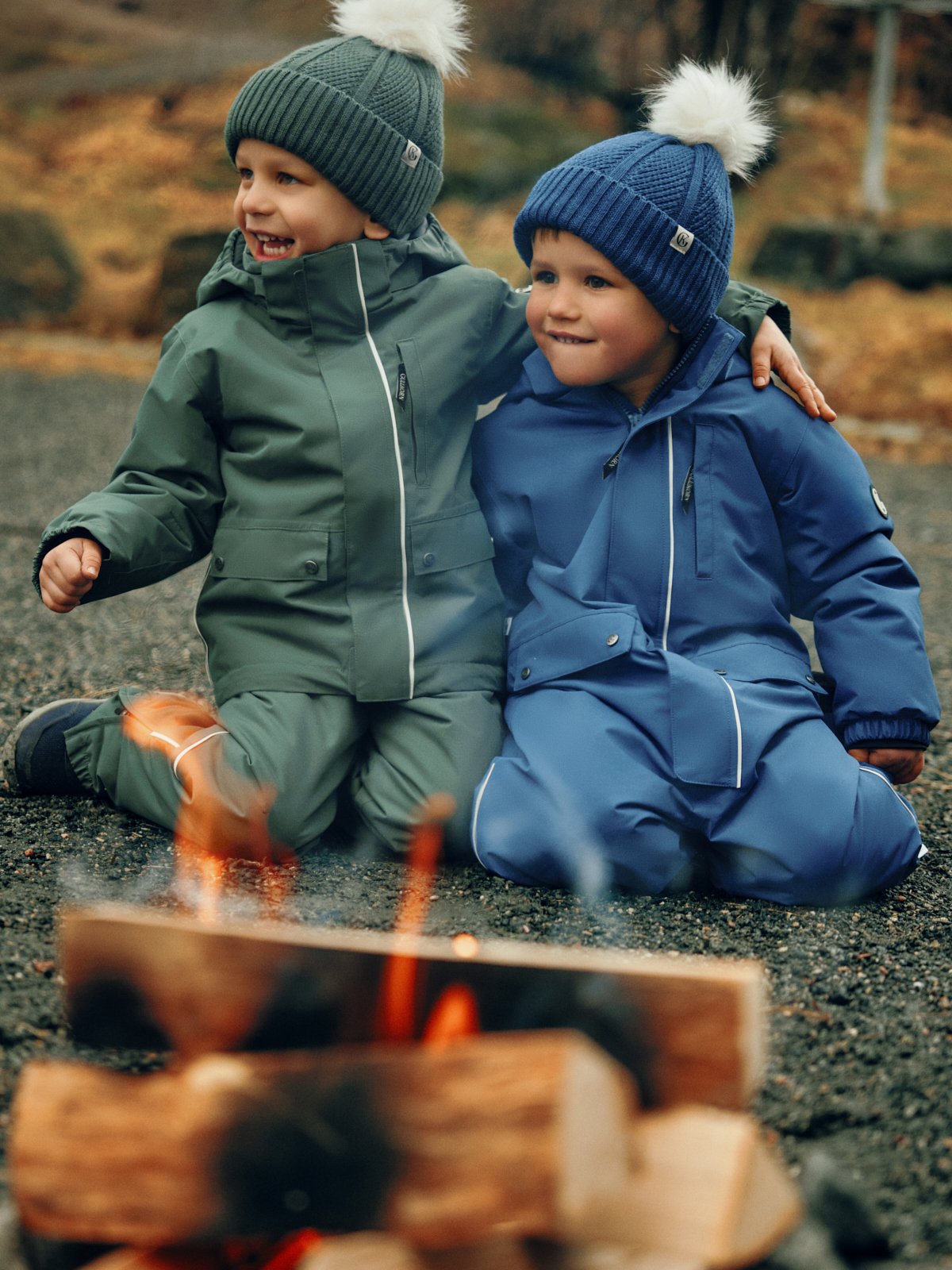 Gullkorn Gibbs Ull Lue Stormblå