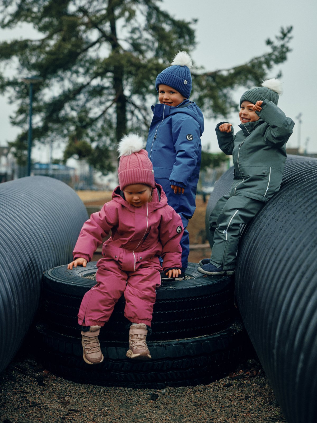 Gullkorn Gibbs Ull Lue Varm Rosa