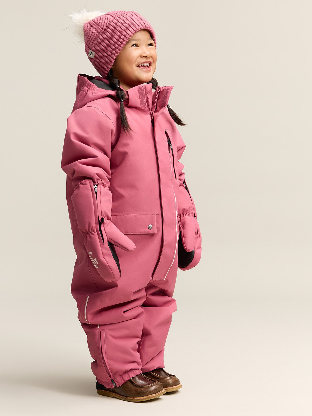 Gullkorn Gibbs Ull Lue Varm Rosa