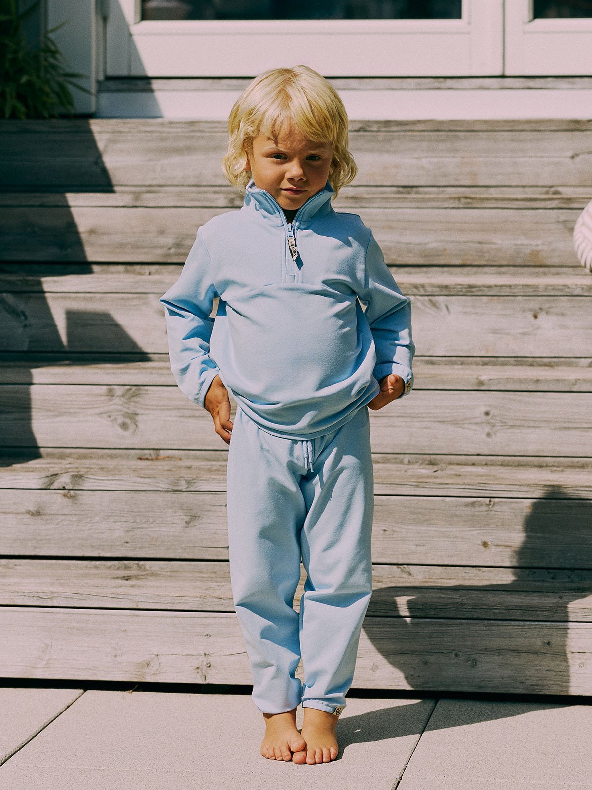 Gullkorn Natri Joggedress Askeblå