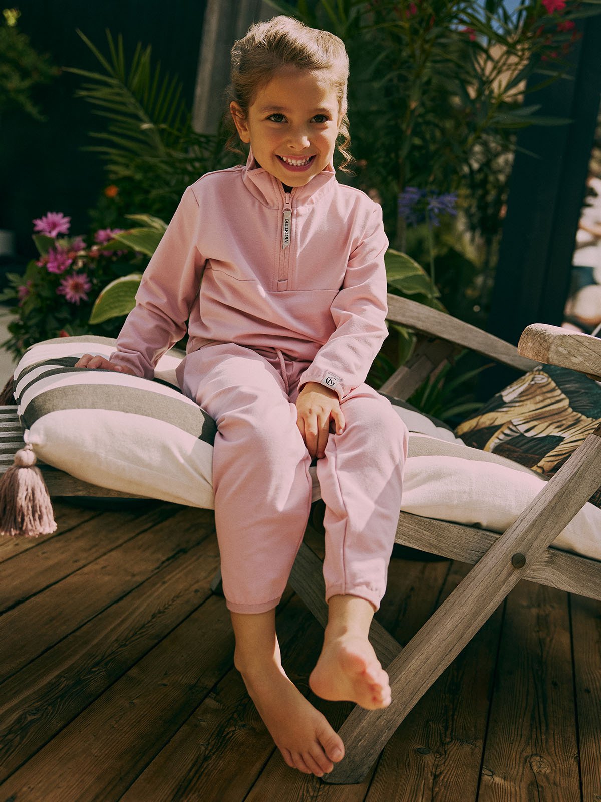 Gullkorn Natri Joggedress Grårosa