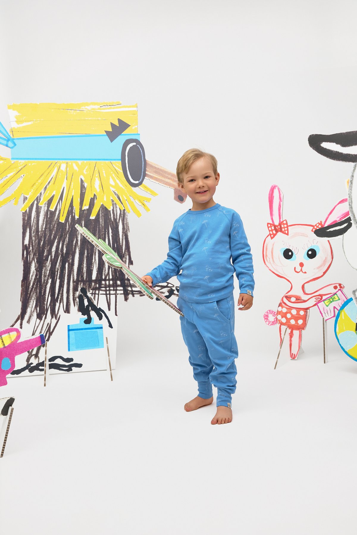 Gullkorn Bukkene Genser Lys Blå (P)