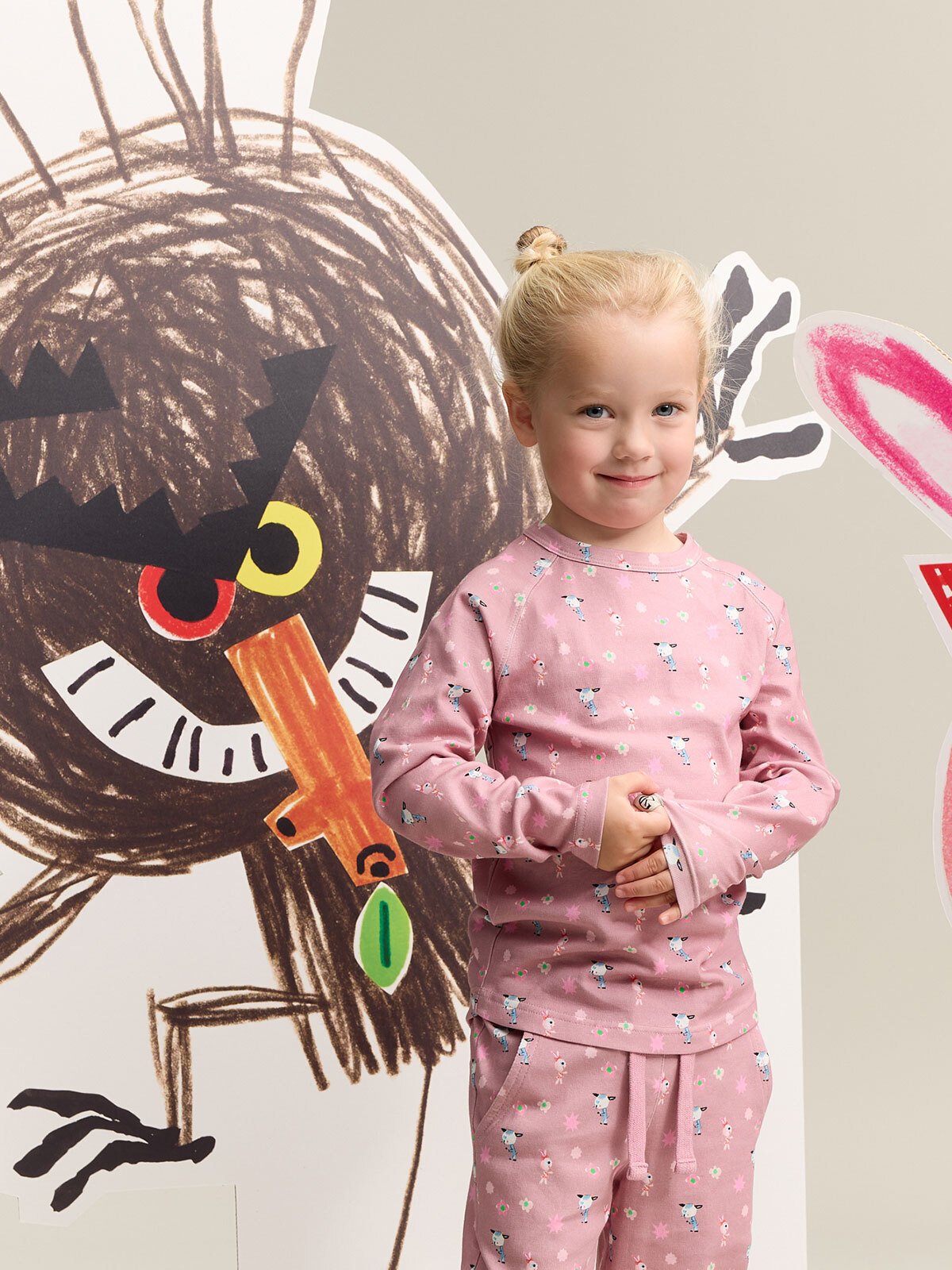 Gullkorn Bukkene Bukse Støvrosa (P)