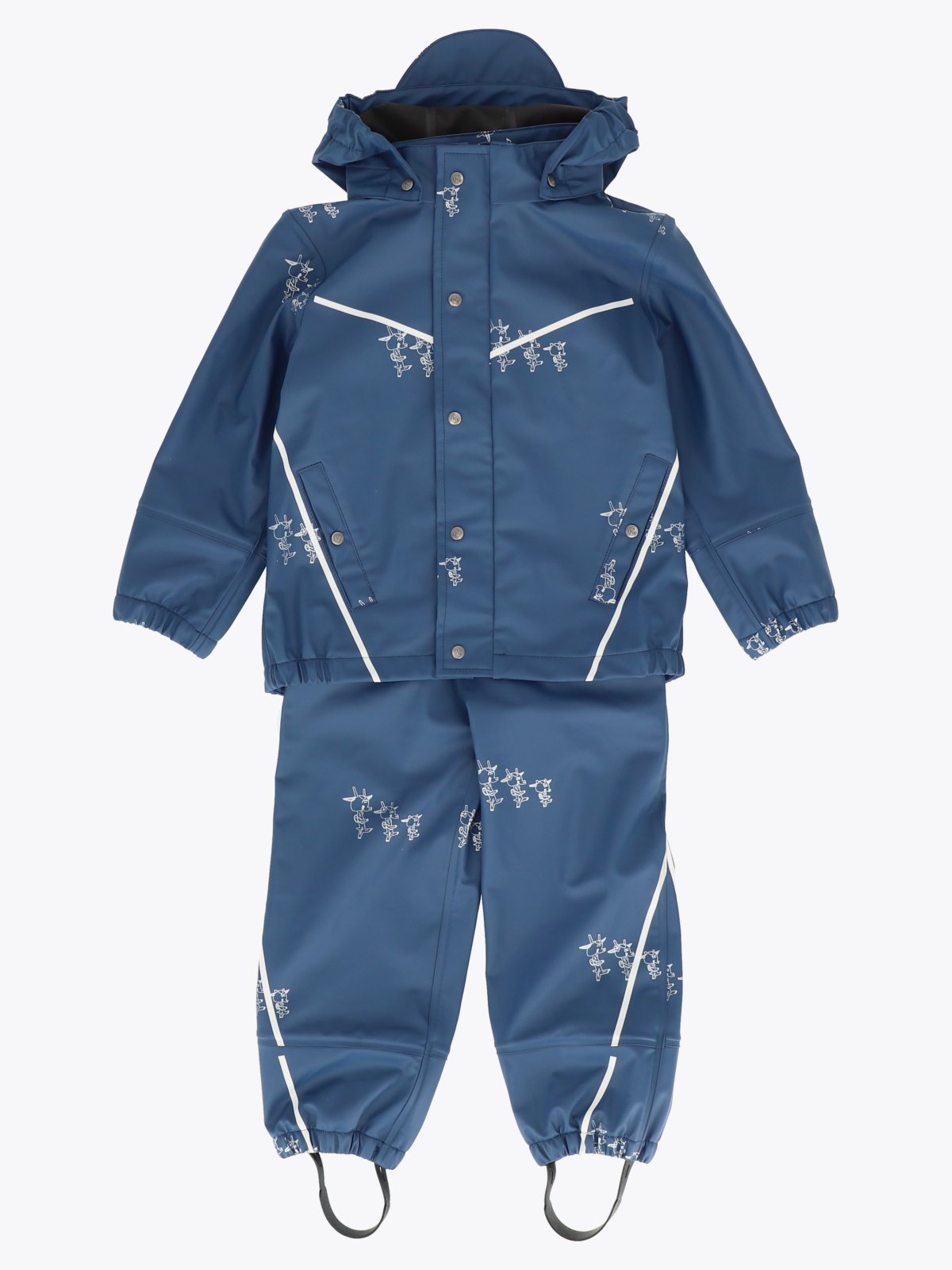 Gullkorn Bukkene Regntøysett Stormblå (P)