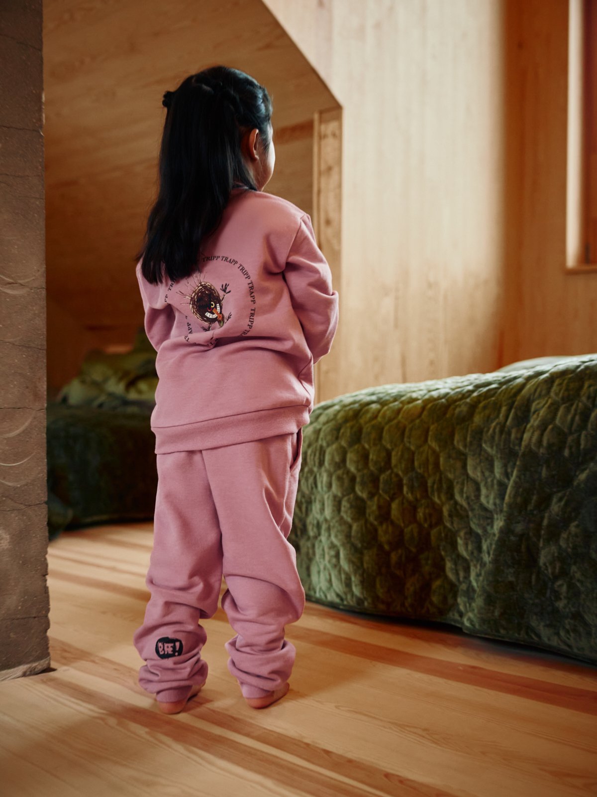 Gullkorn Bukkene Joggedress Tåkerosa (P)