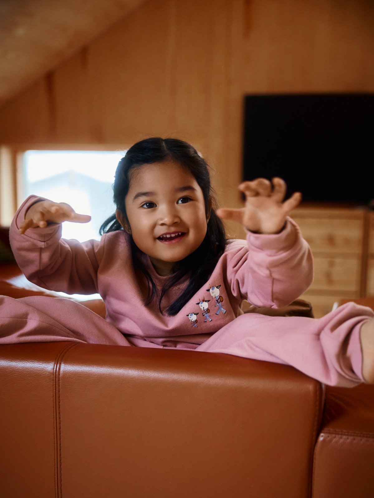 Gullkorn Bukkene Joggedress Tåkerosa (P)