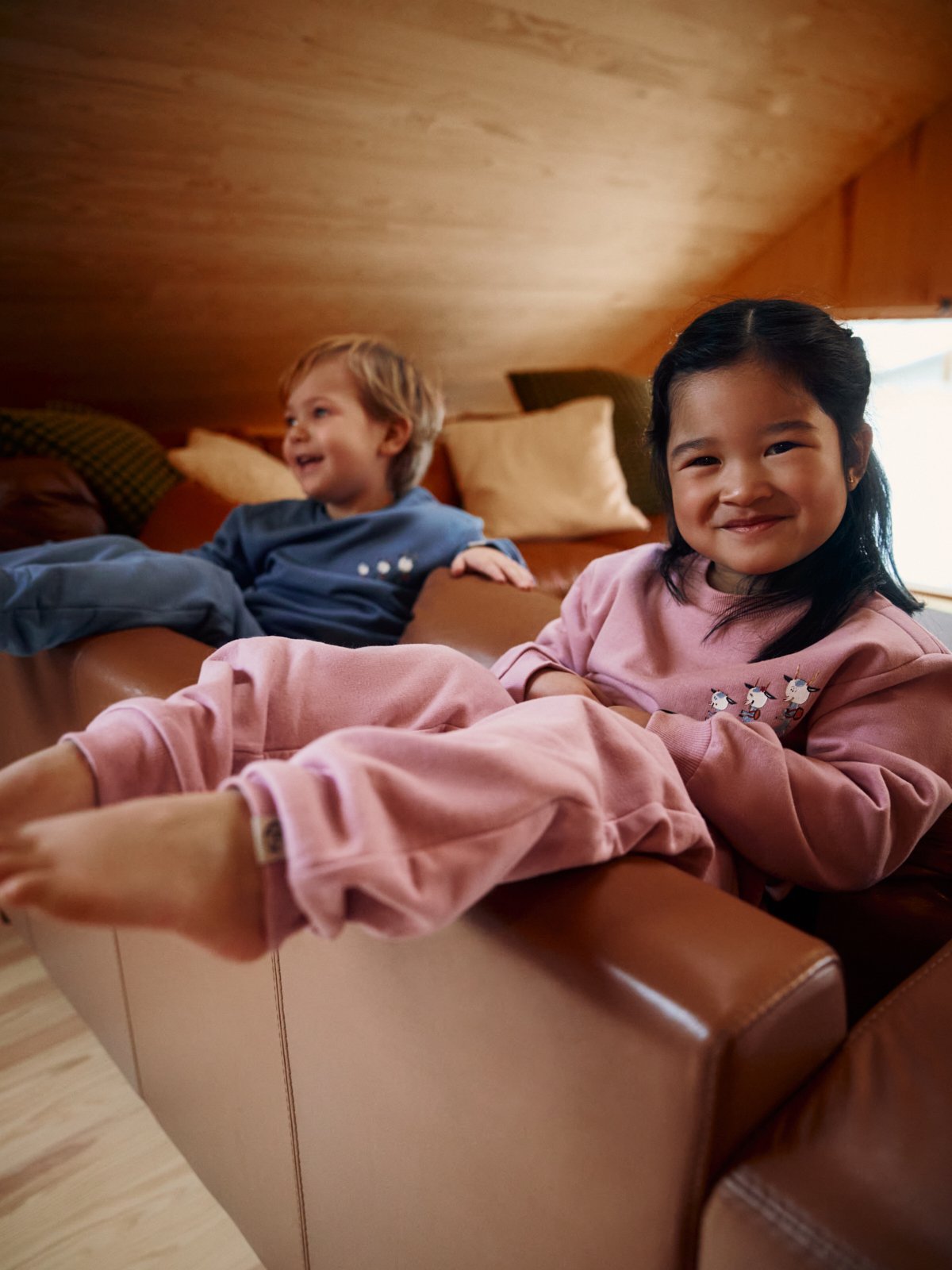 Gullkorn Bukkene Joggedress Tåkerosa (P)