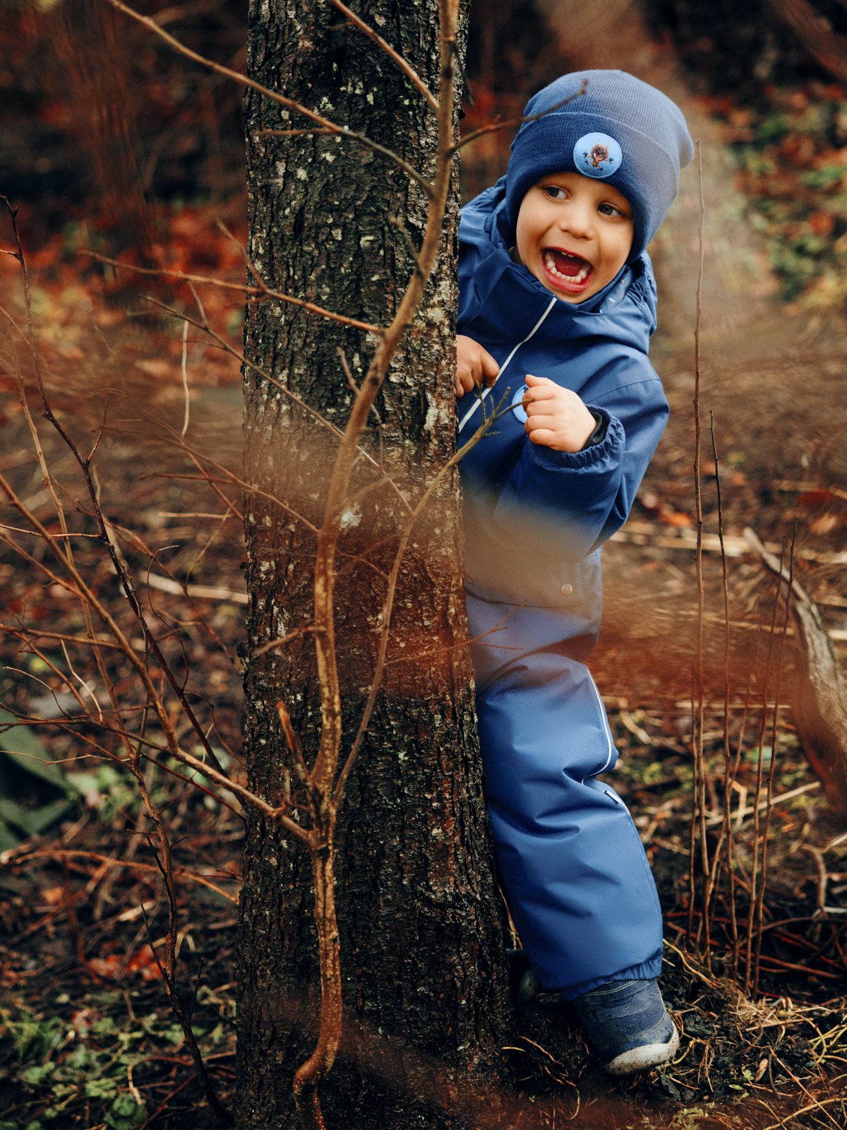 Gullkorn Bukkene Vinterdress Stormblå