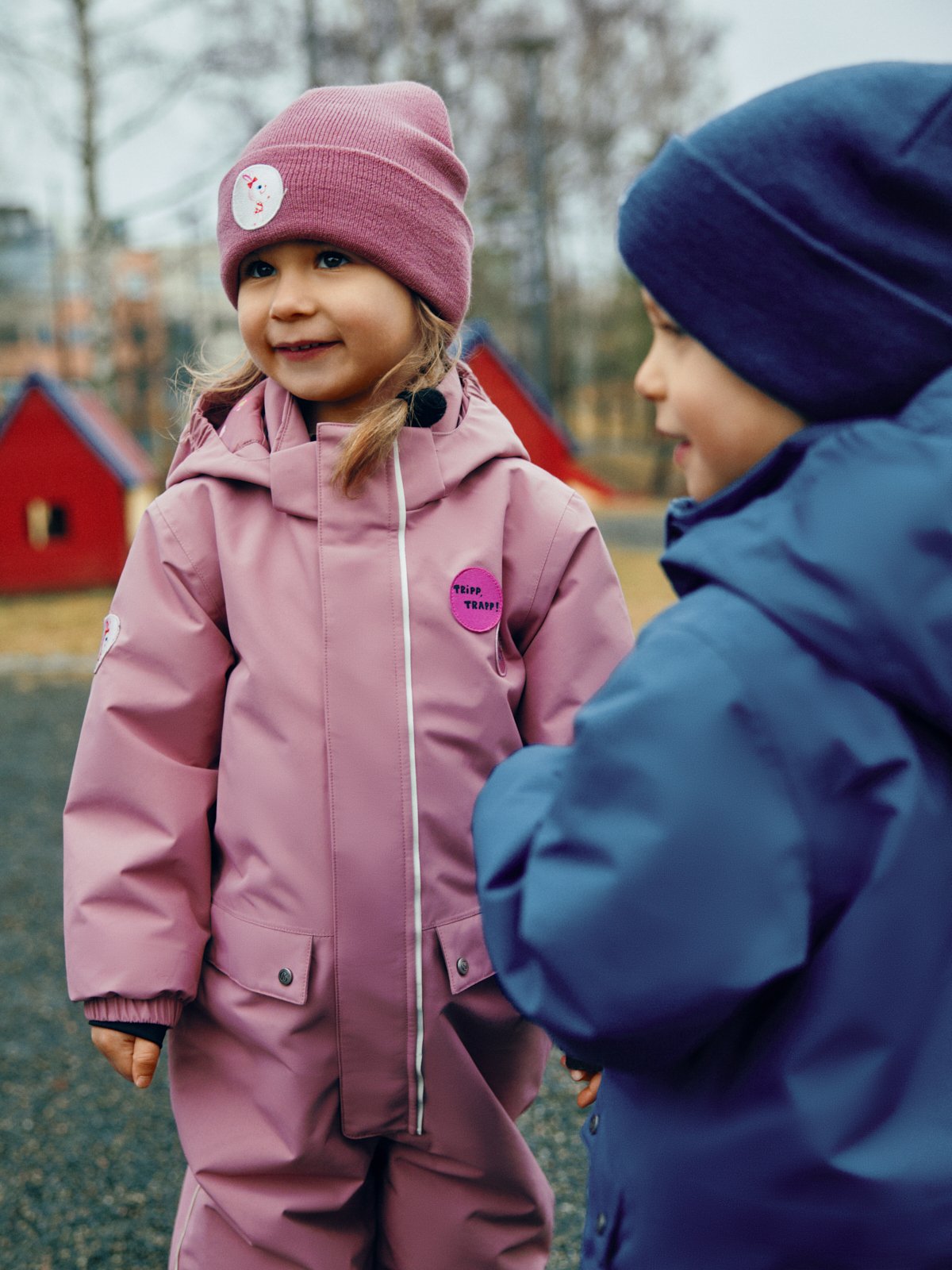 Gullkorn Bukkene Vinterdress Tåkerosa