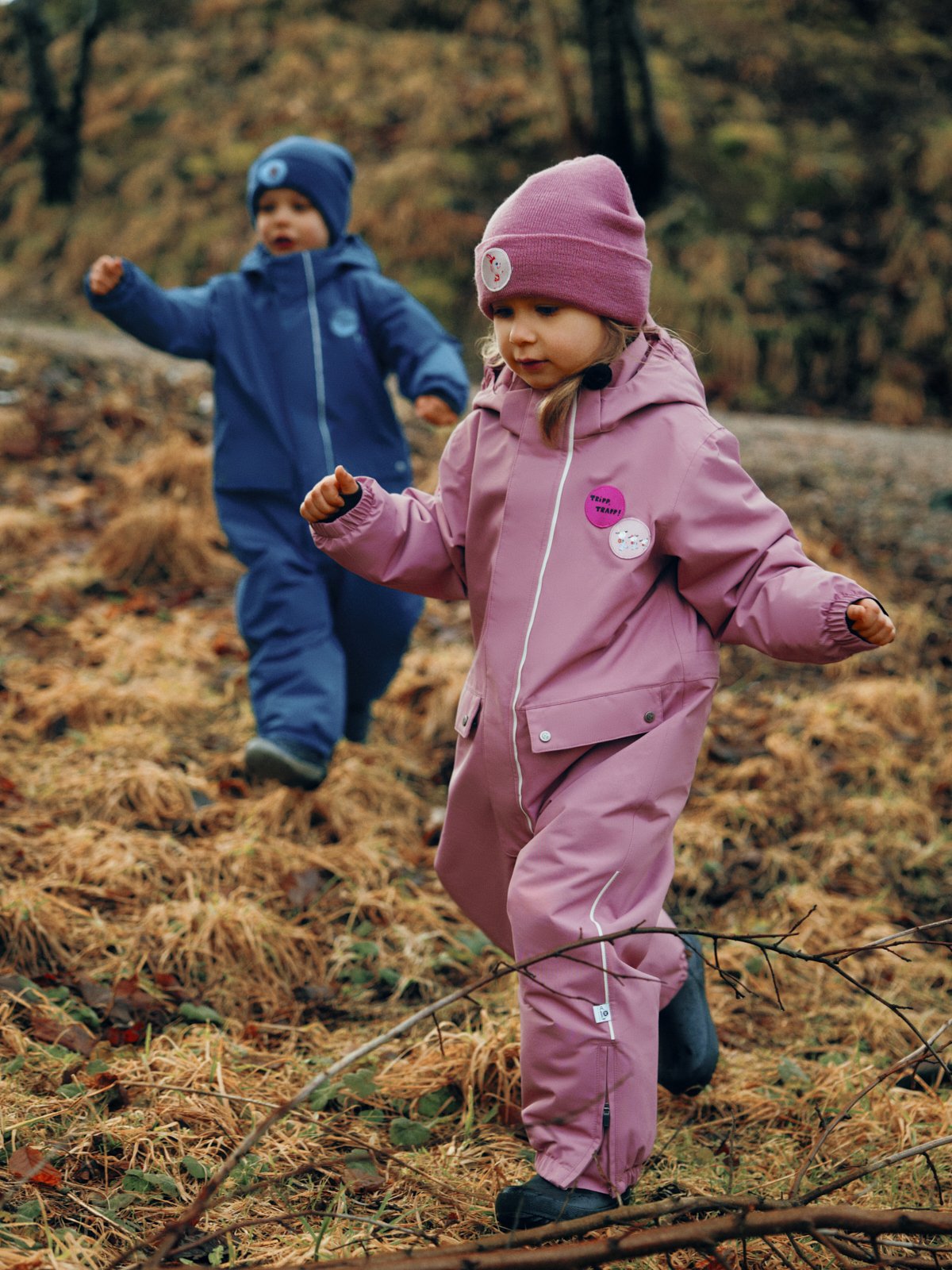 Gullkorn Bukkene Vinterdress Tåkerosa