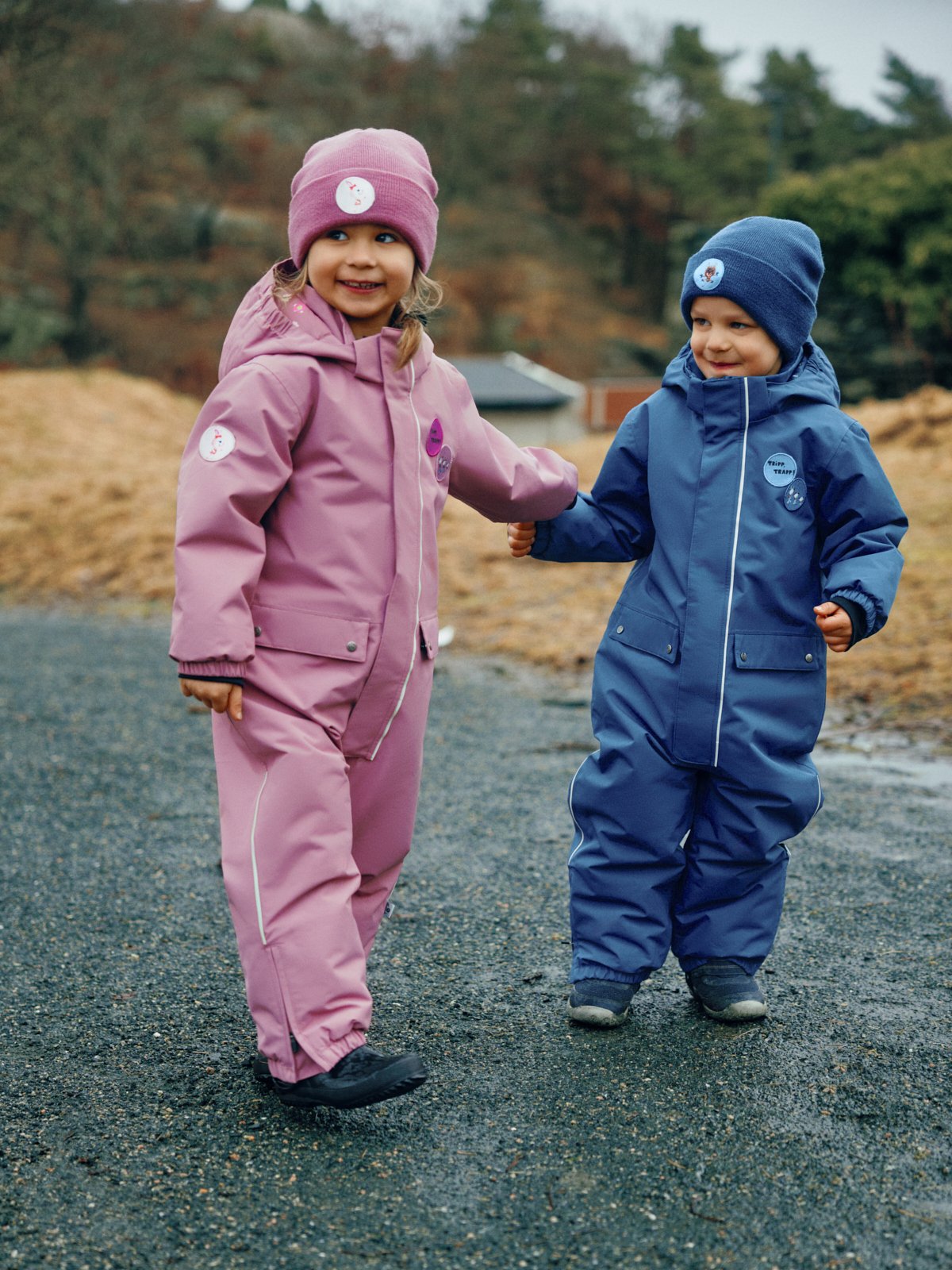 Gullkorn Bukkene Vinterdress Tåkerosa