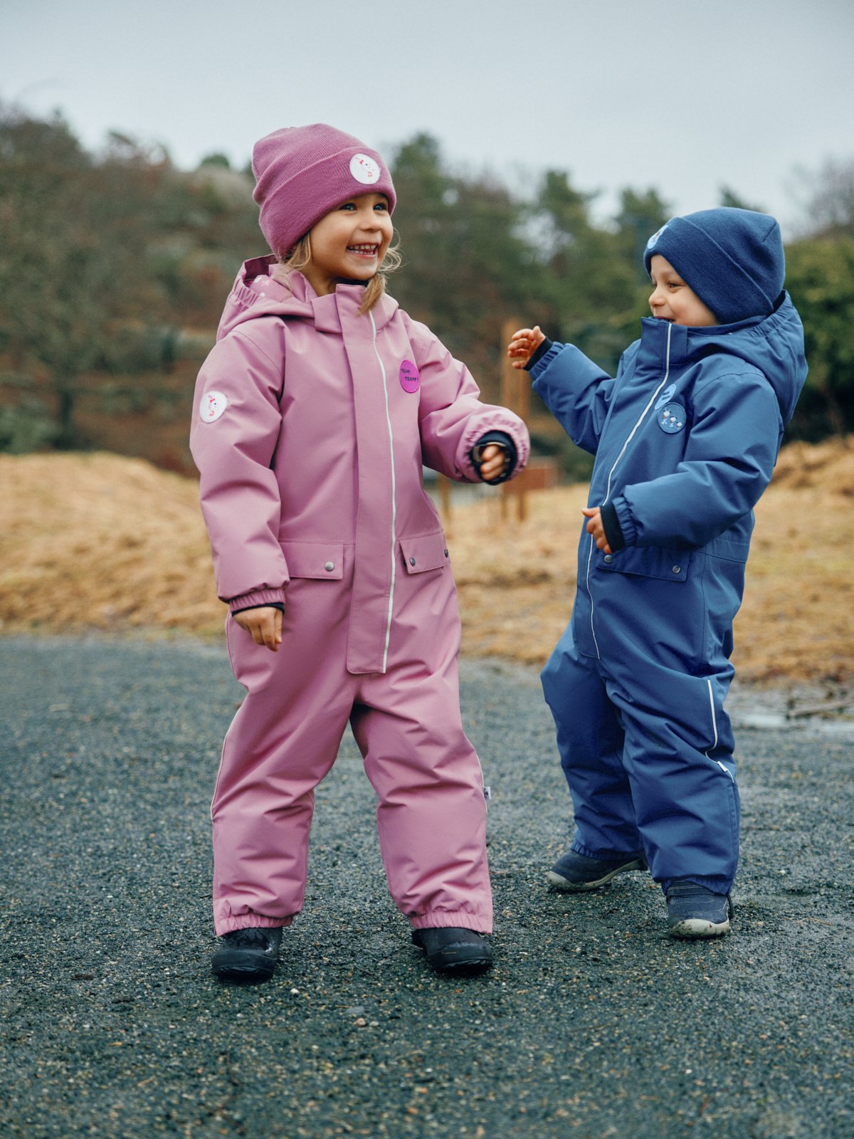 Gullkorn Bukkene Vinterdress Tåkerosa
