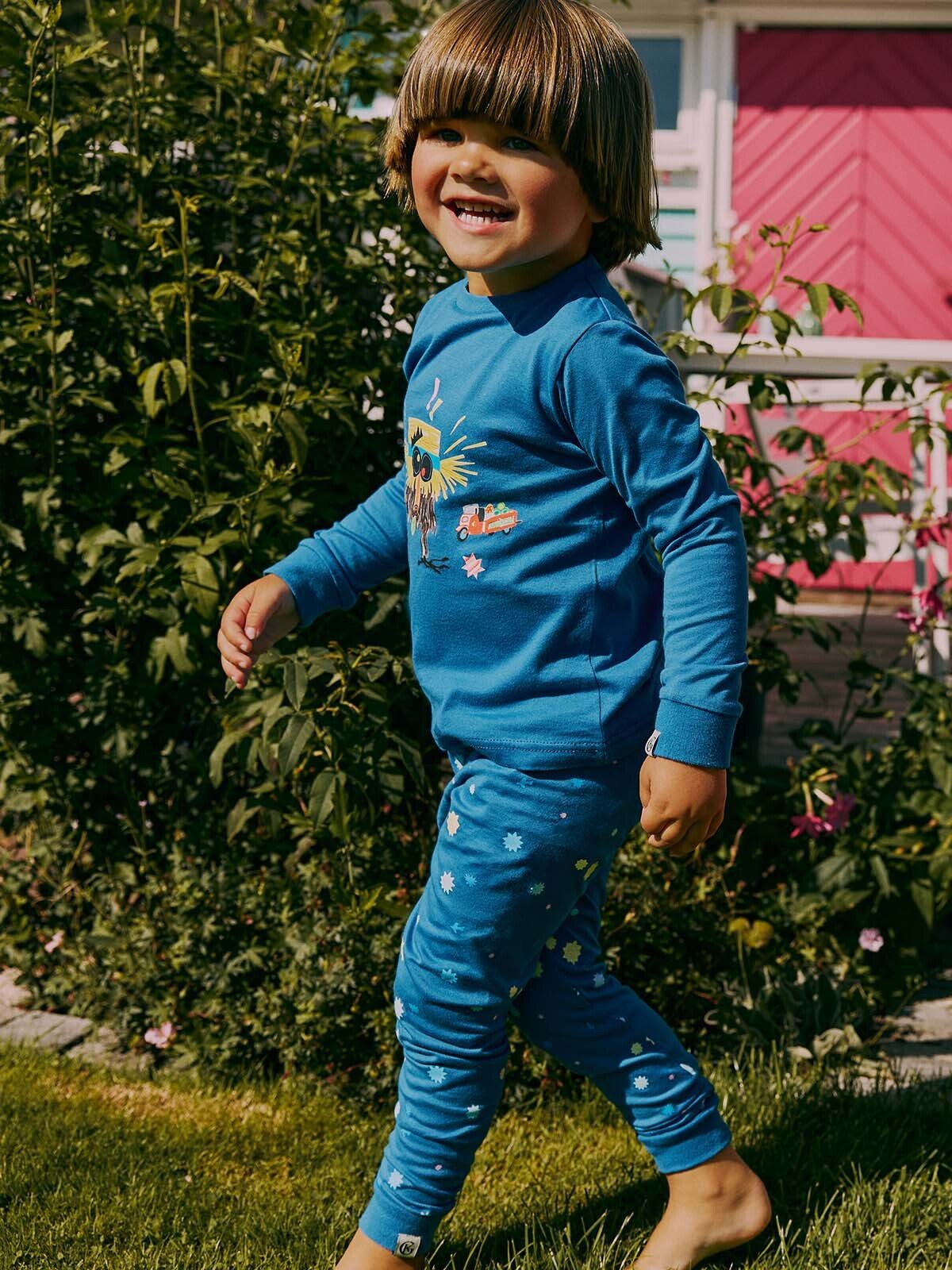 Gullkorn Bukkene Pysjamas Blå (P)