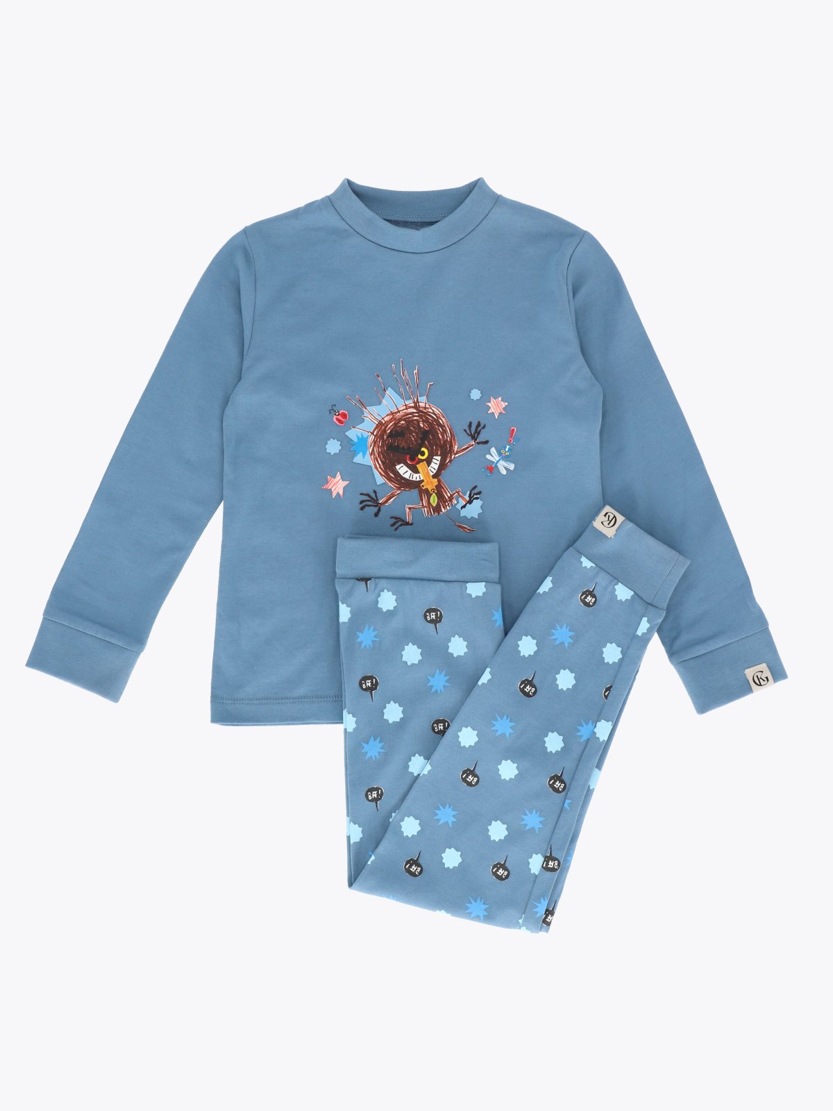 Gullkorn Bukkene Pysjamas Tåkeblå (P)