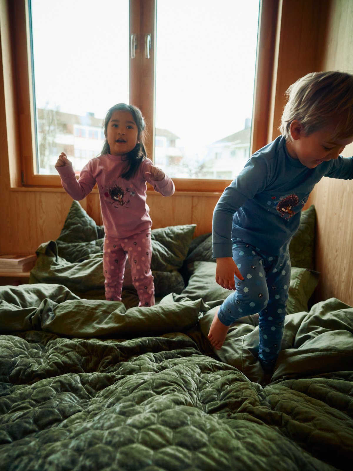 Gullkorn Bukkene Pysjamas Tåkerosa (P)