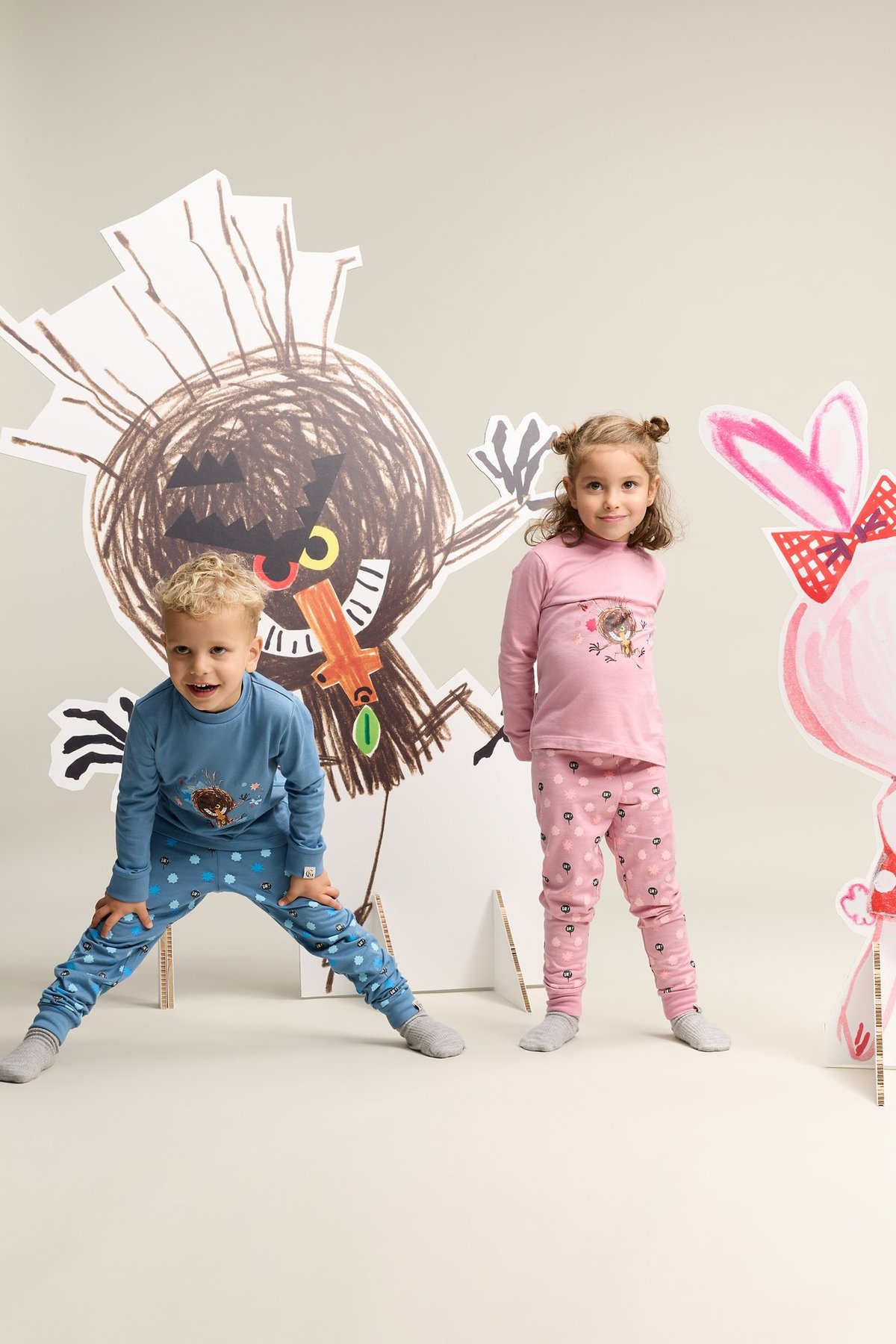 Gullkorn Bukkene Pysjamas Tåkerosa (P)