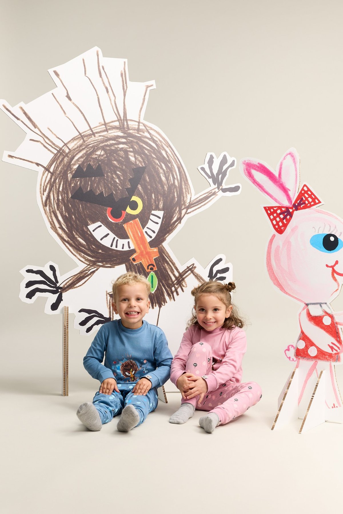 Gullkorn Bukkene Pysjamas Tåkerosa (P)