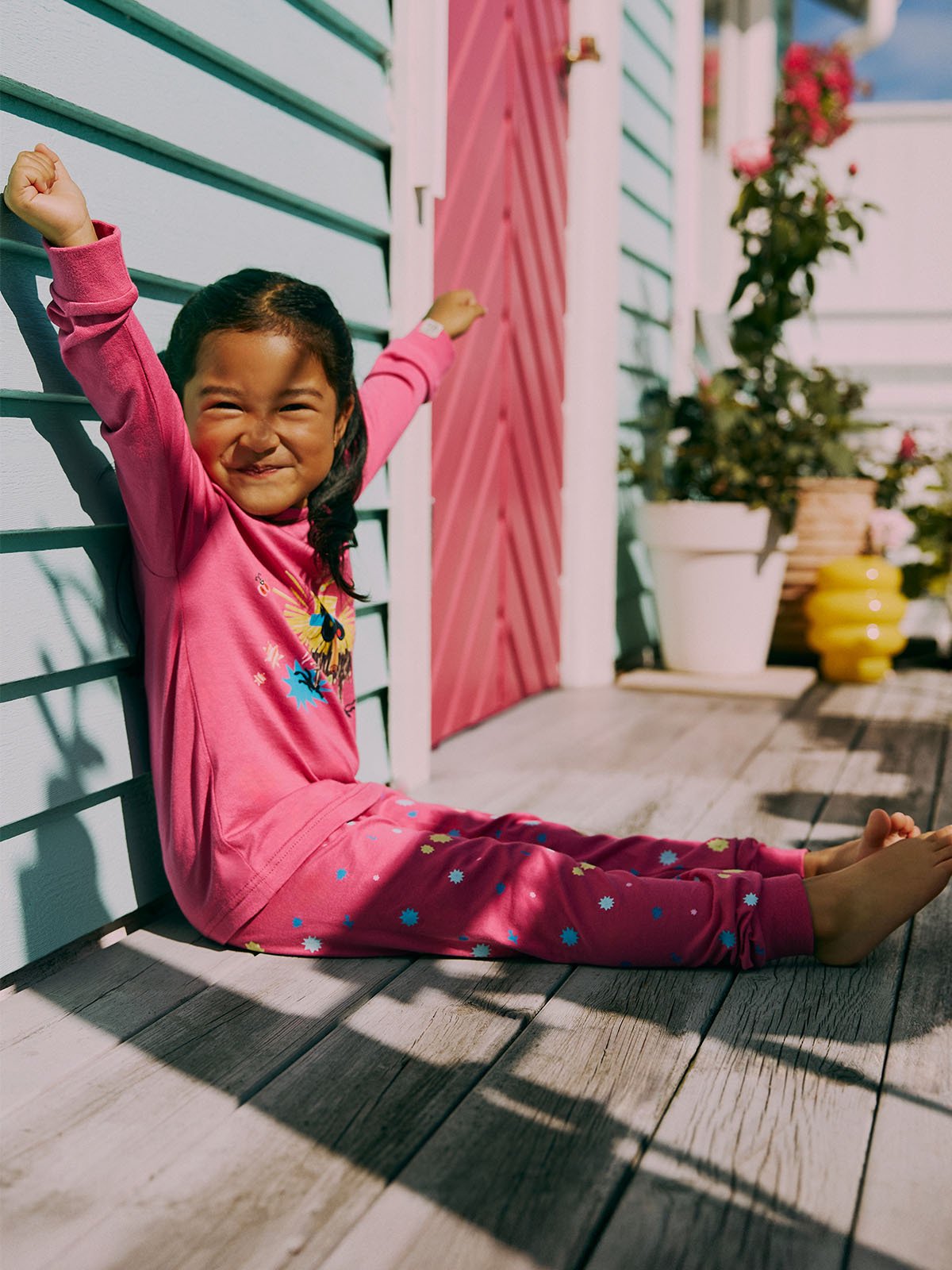 Gullkorn Bukkene Pysjamas Varm Rosa (P)