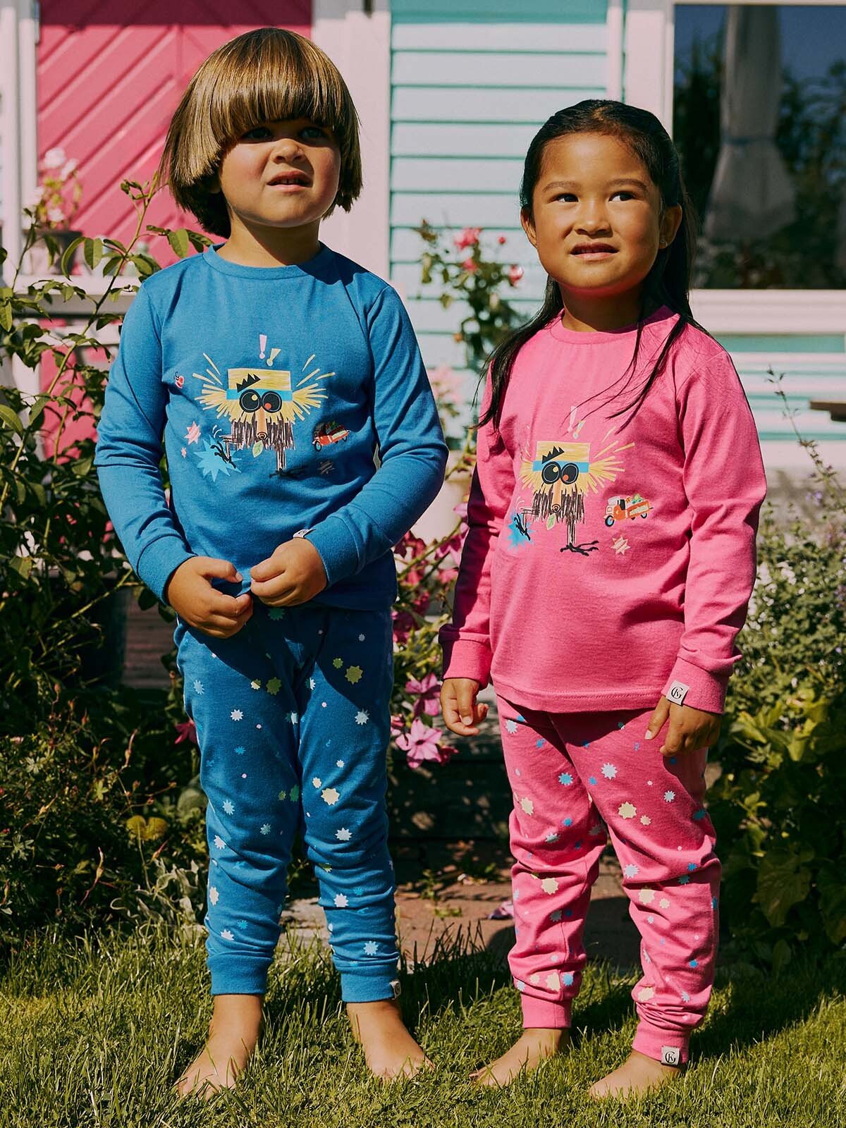 Gullkorn Bukkene Pysjamas Varm Rosa (P)