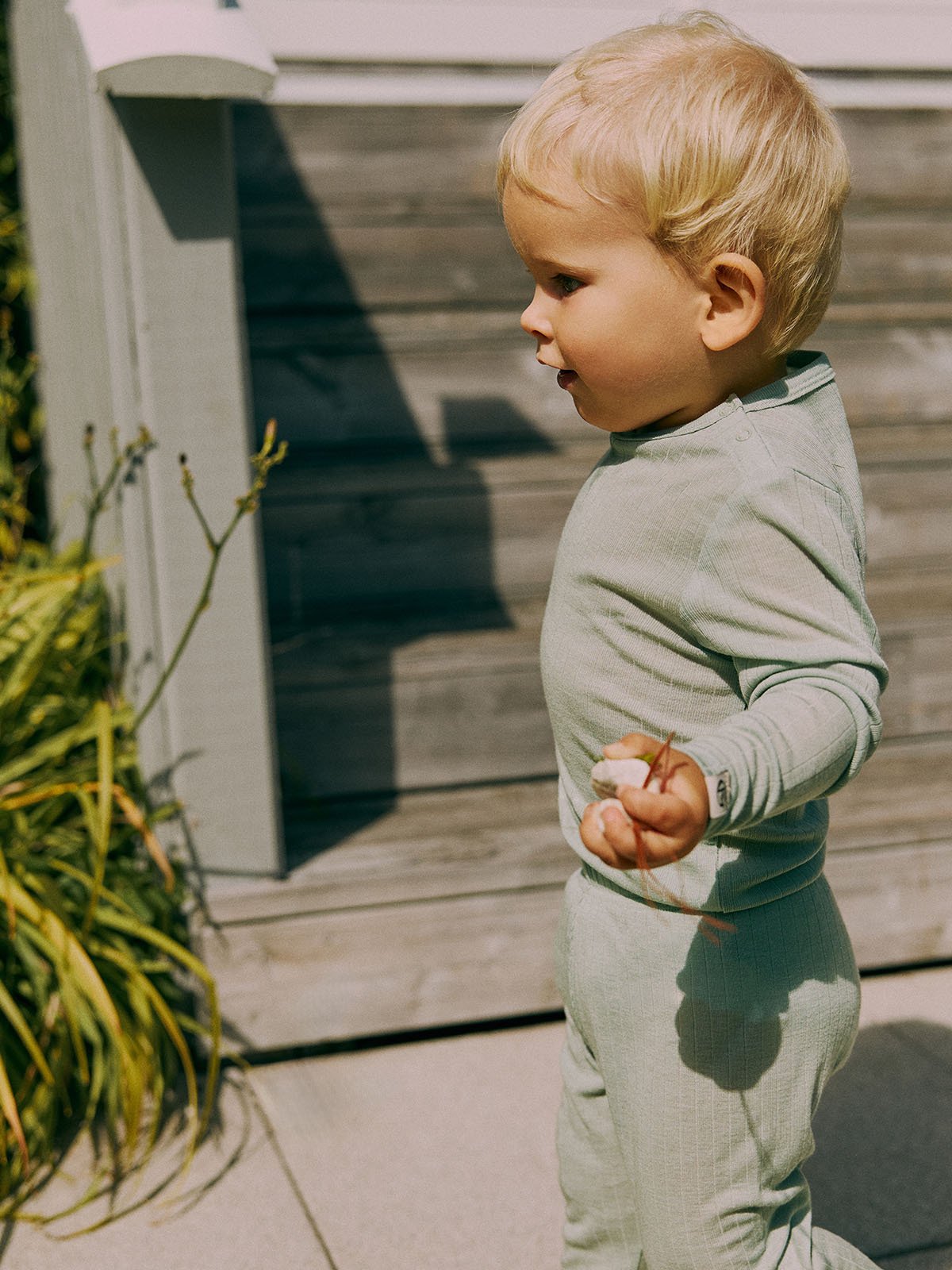 Gullkorn Mylon Baby Bukse Varm Grønn