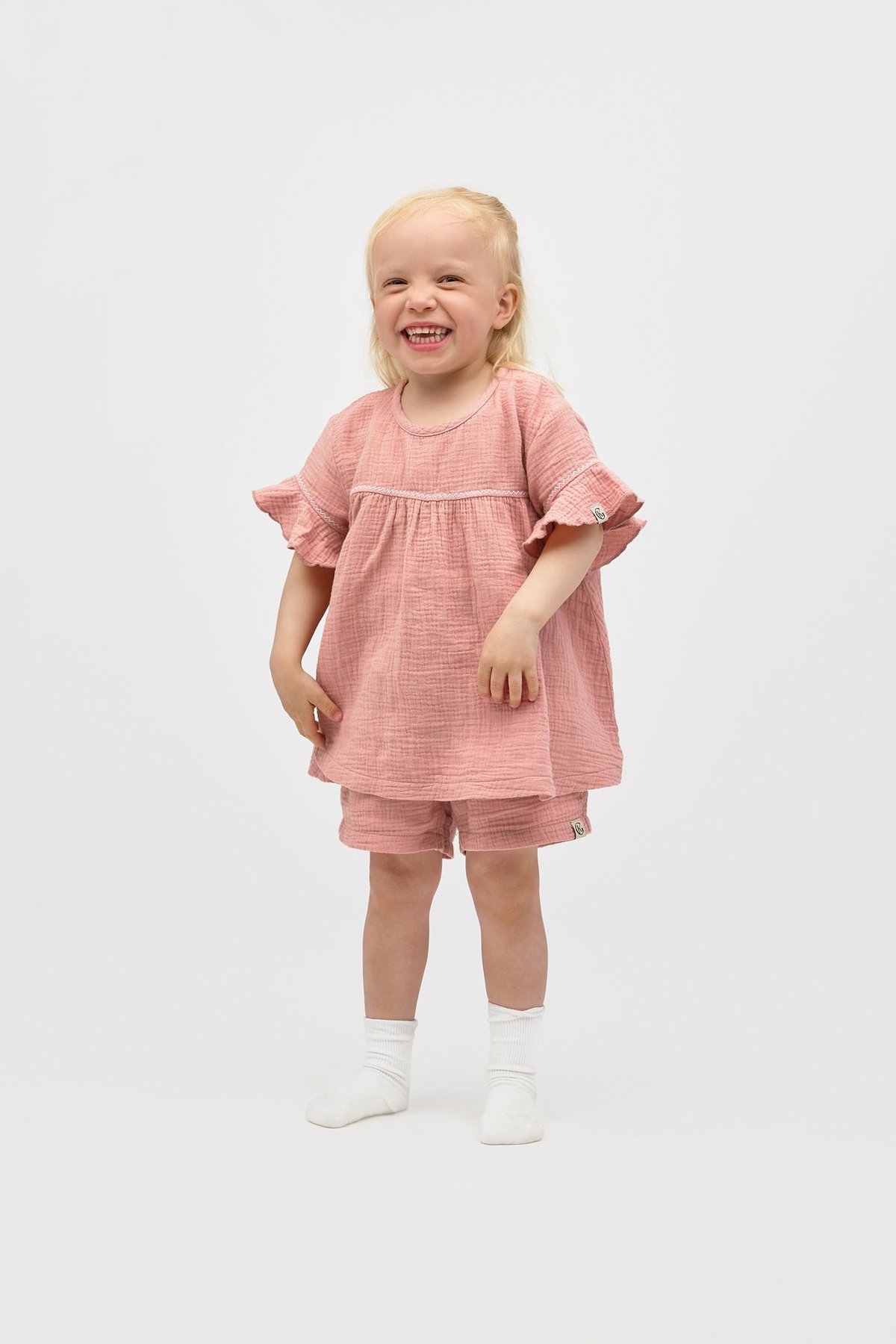 Gullkorn Cassie Sett Grårosa