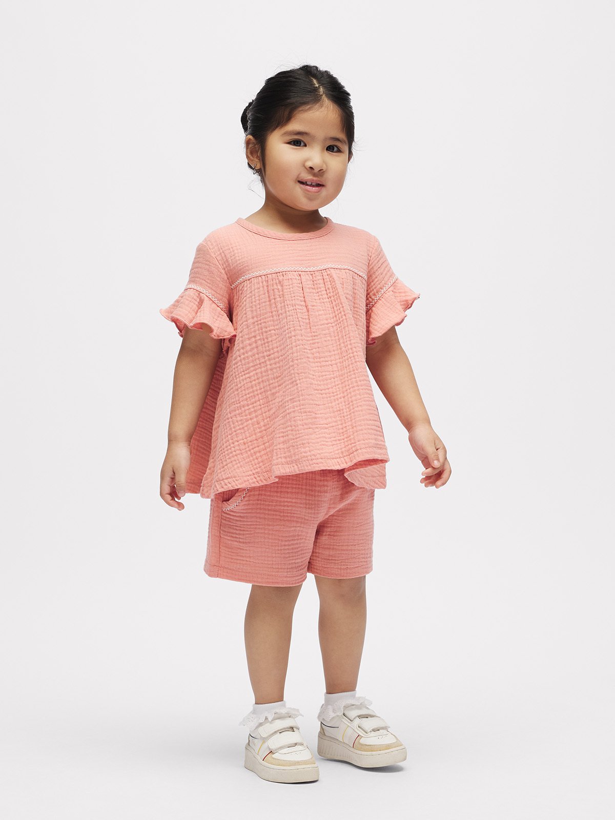 Gullkorn Cassie Sett Grårosa