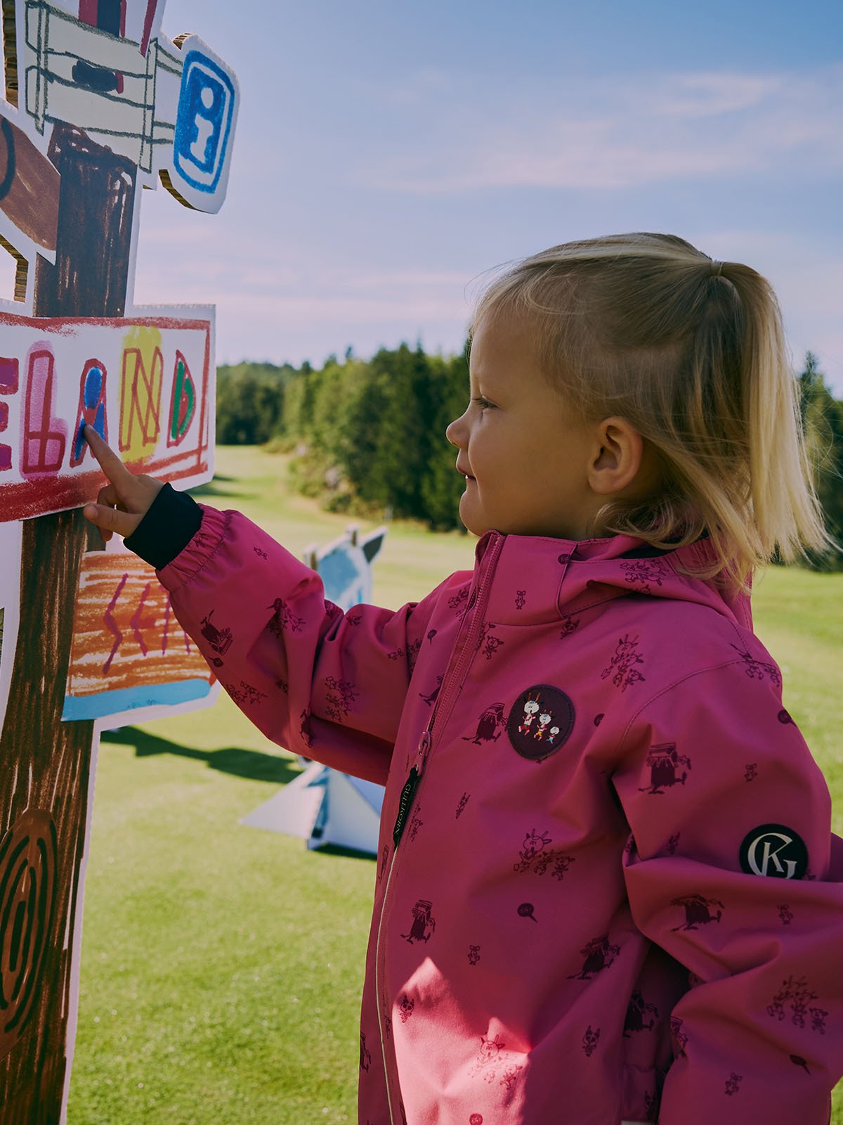 Gullkorn Bukkene Skalldress Varm Rosa (P)