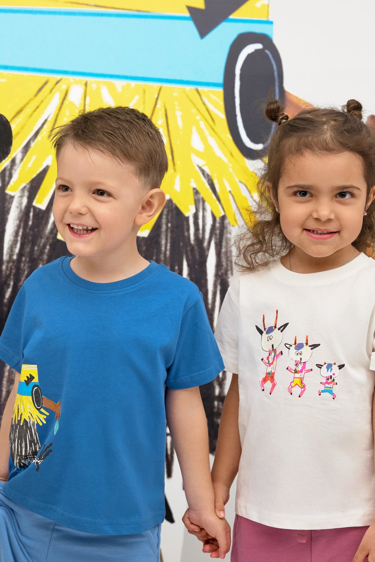 Gullkorn Bukkene T-Skjorte Hvit (P)