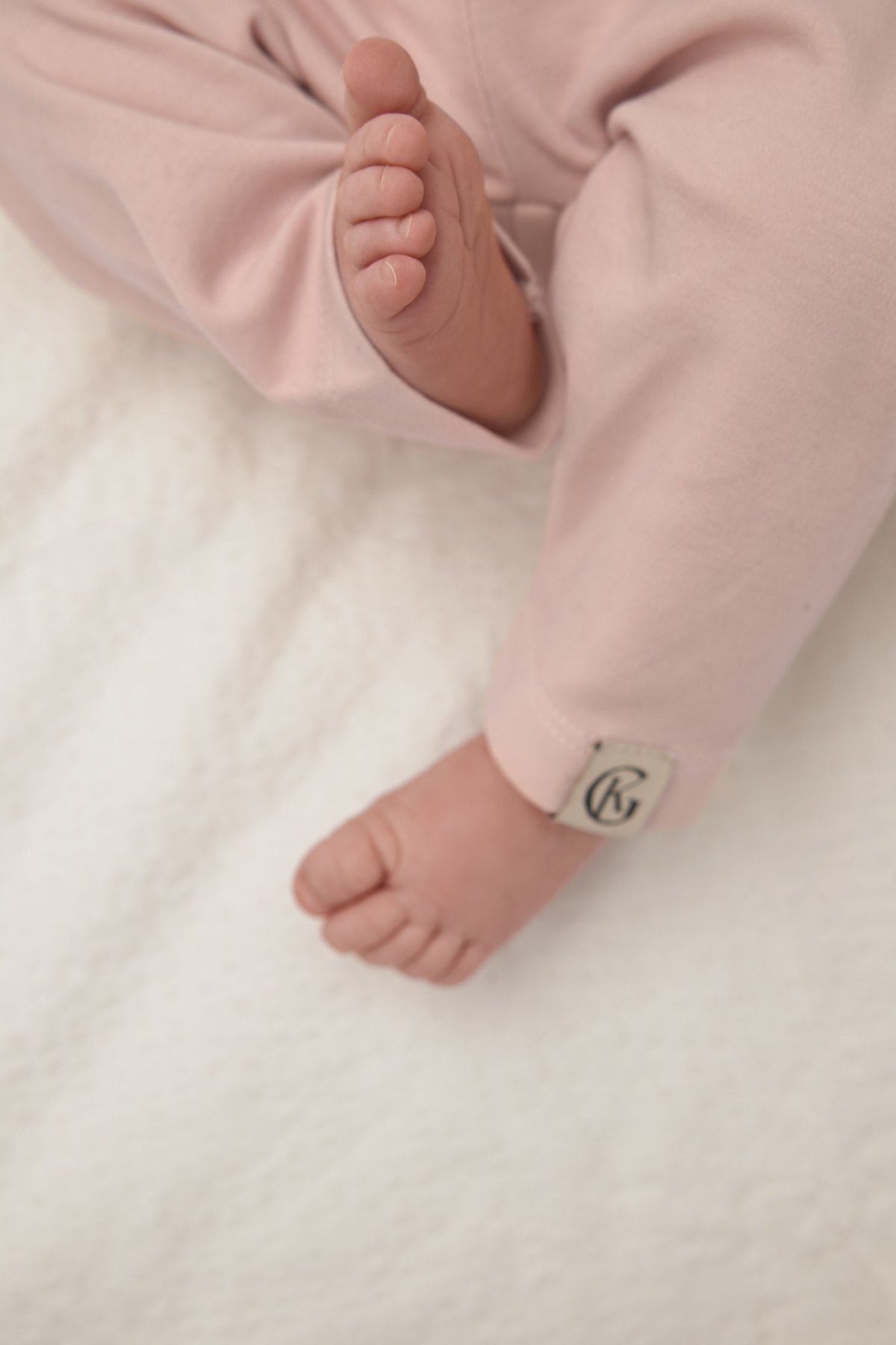 Gullkorn Vakke Baby Bukse Støvrosa