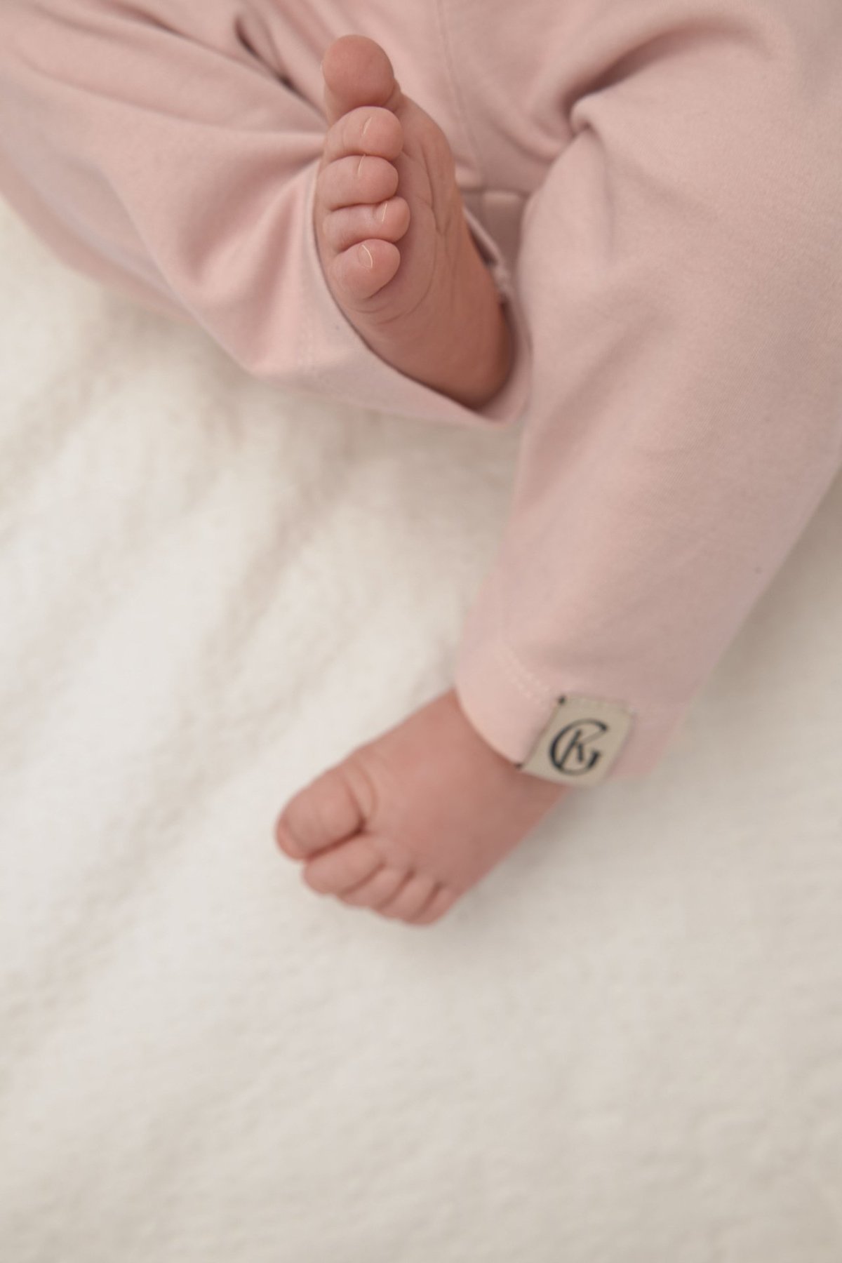 Gullkorn Vakke Baby Bukse Støvrosa