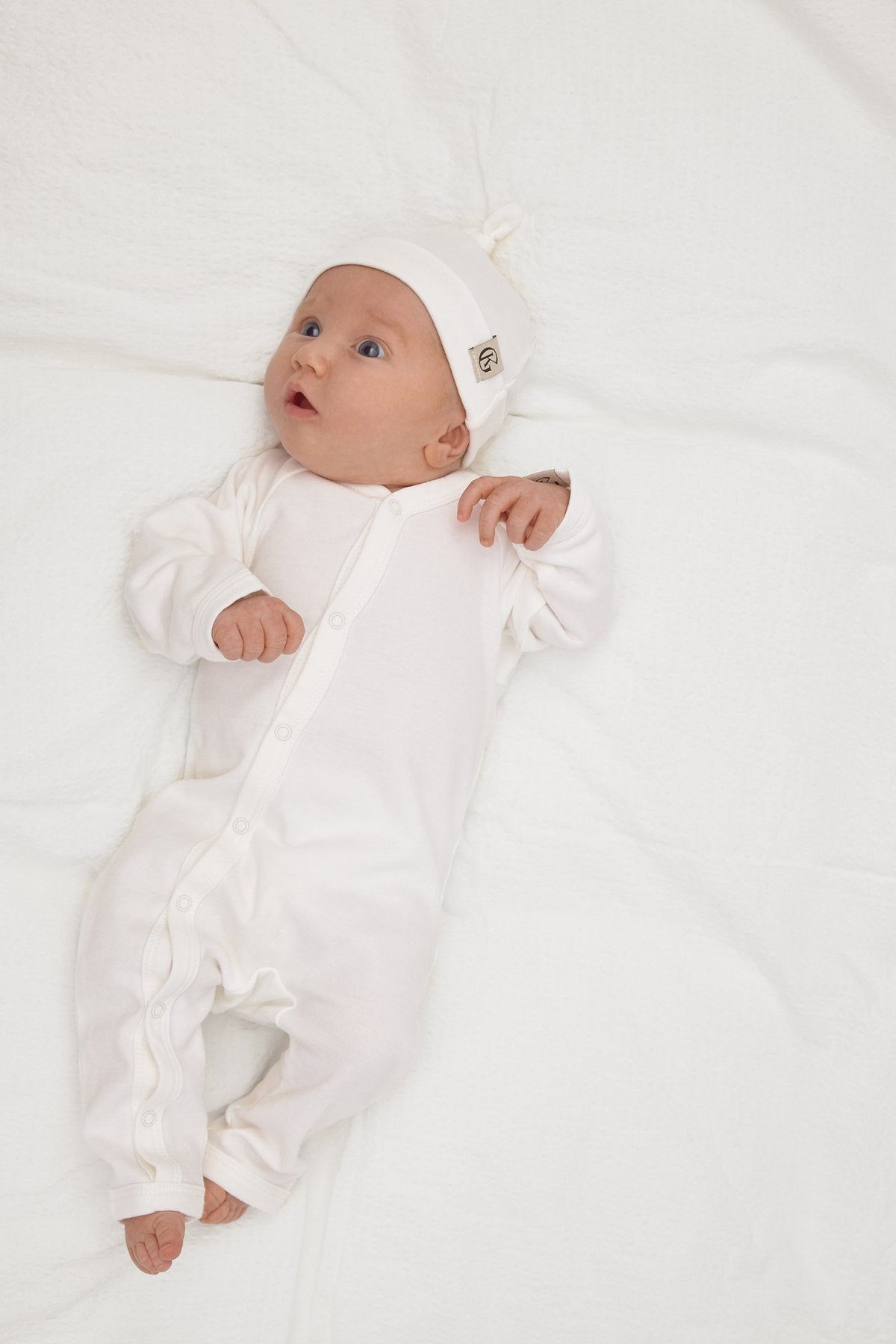 Gullkorn Vakke Babydress Krem