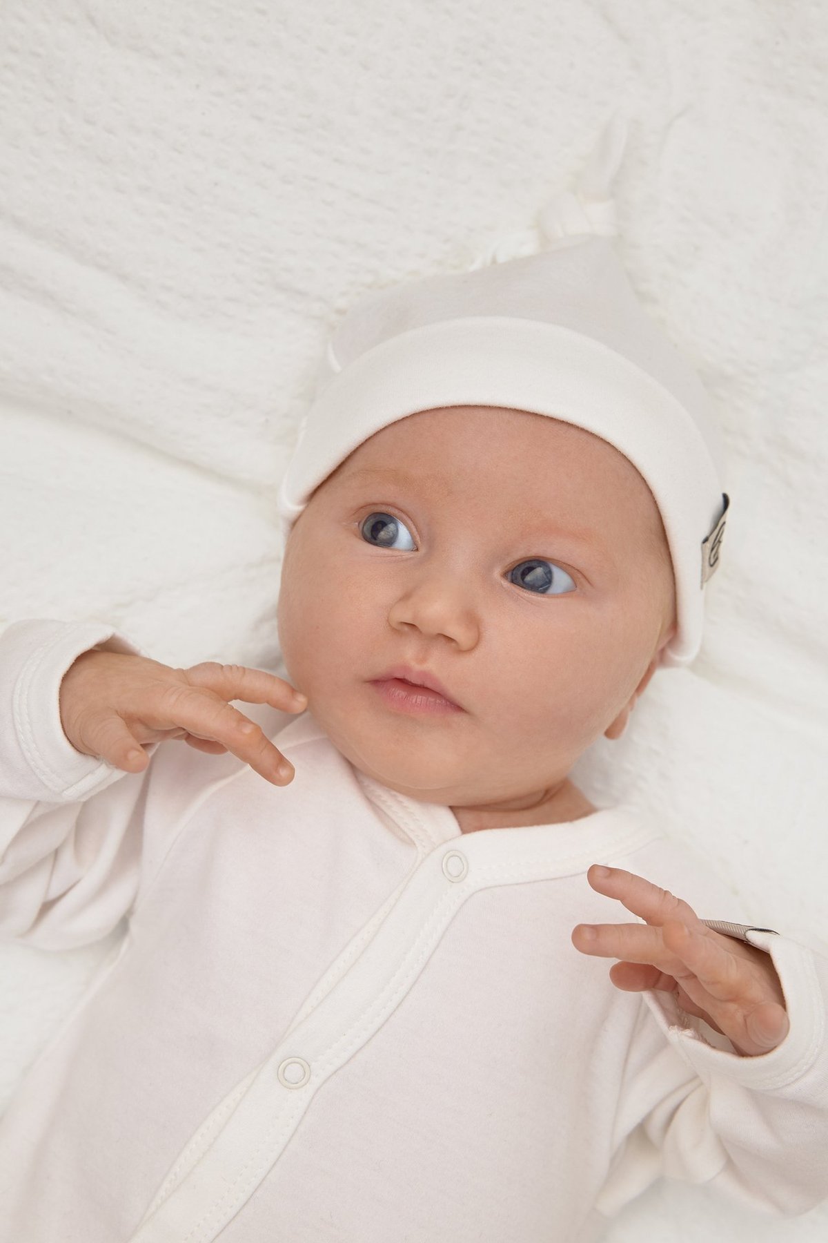 Gullkorn Vakke Babydress Krem