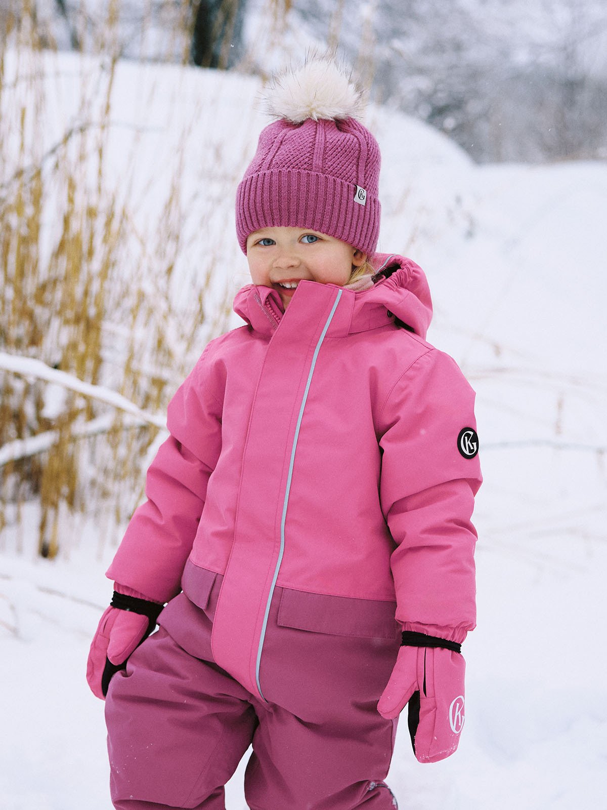Gullkorn Monzo Vinterdress Fransk Rosa