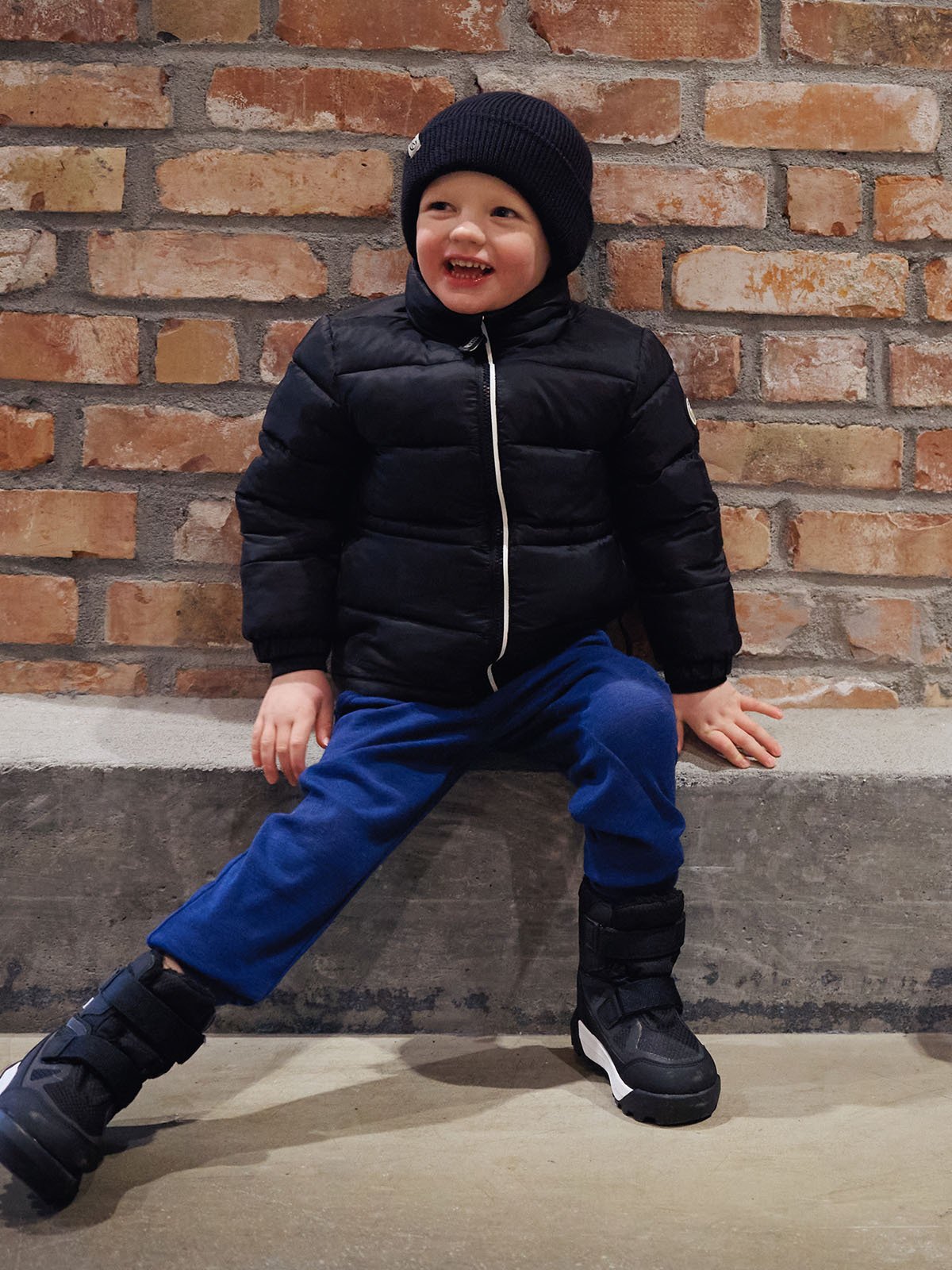 Gullkorn Poro Puffer Jakke Asfalt