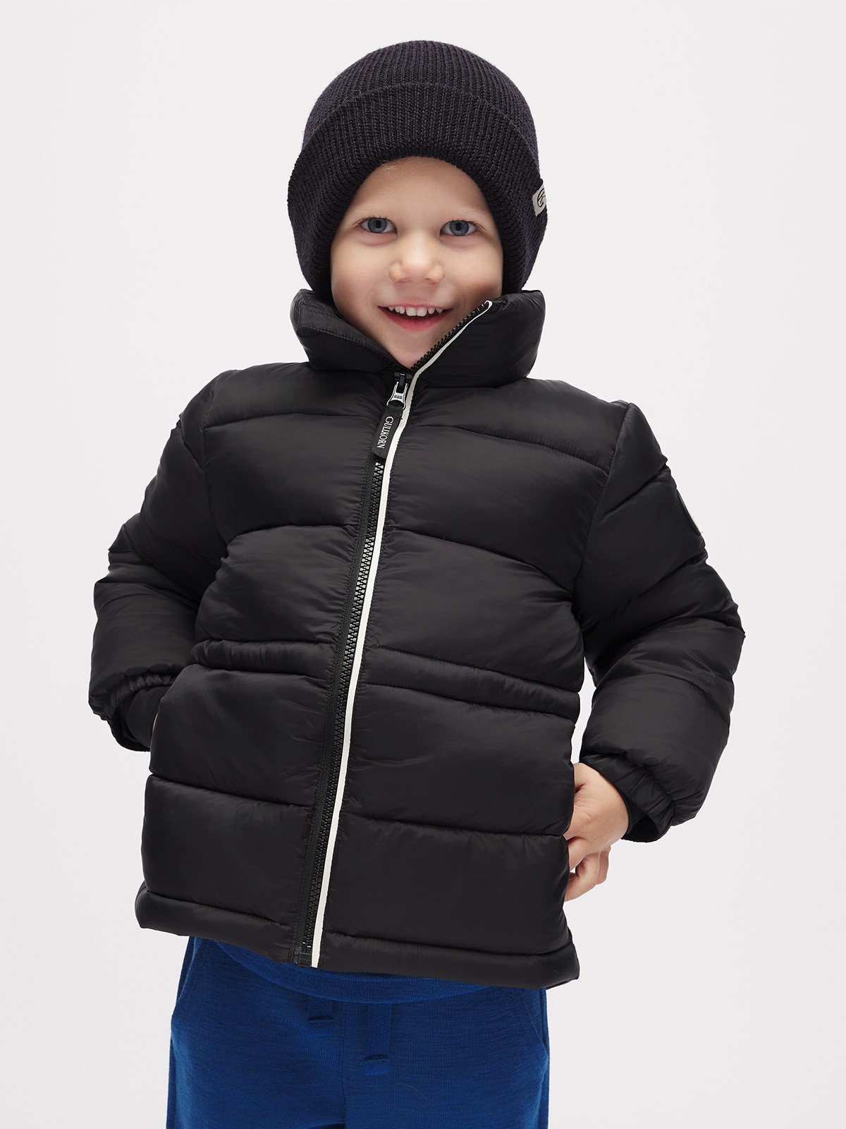 Gullkorn Poro Puffer Jakke Asfalt