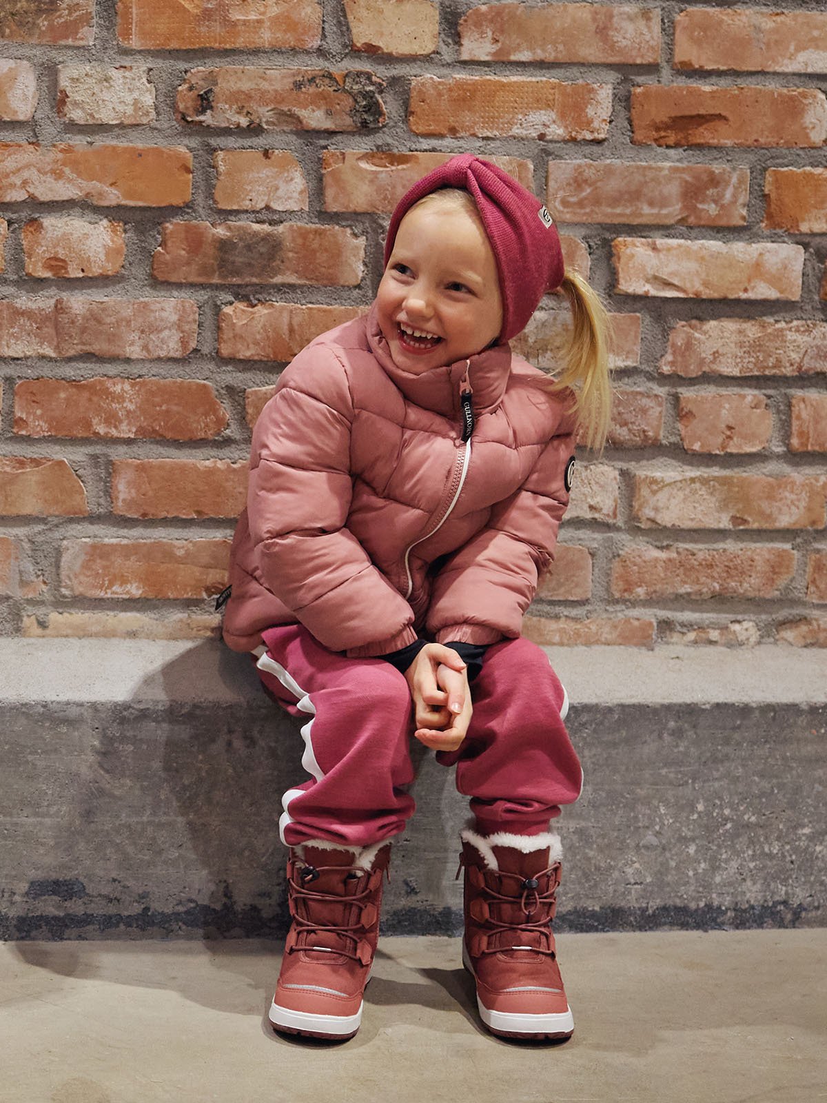 Gullkorn Poro Puffer Jakke Rosentre