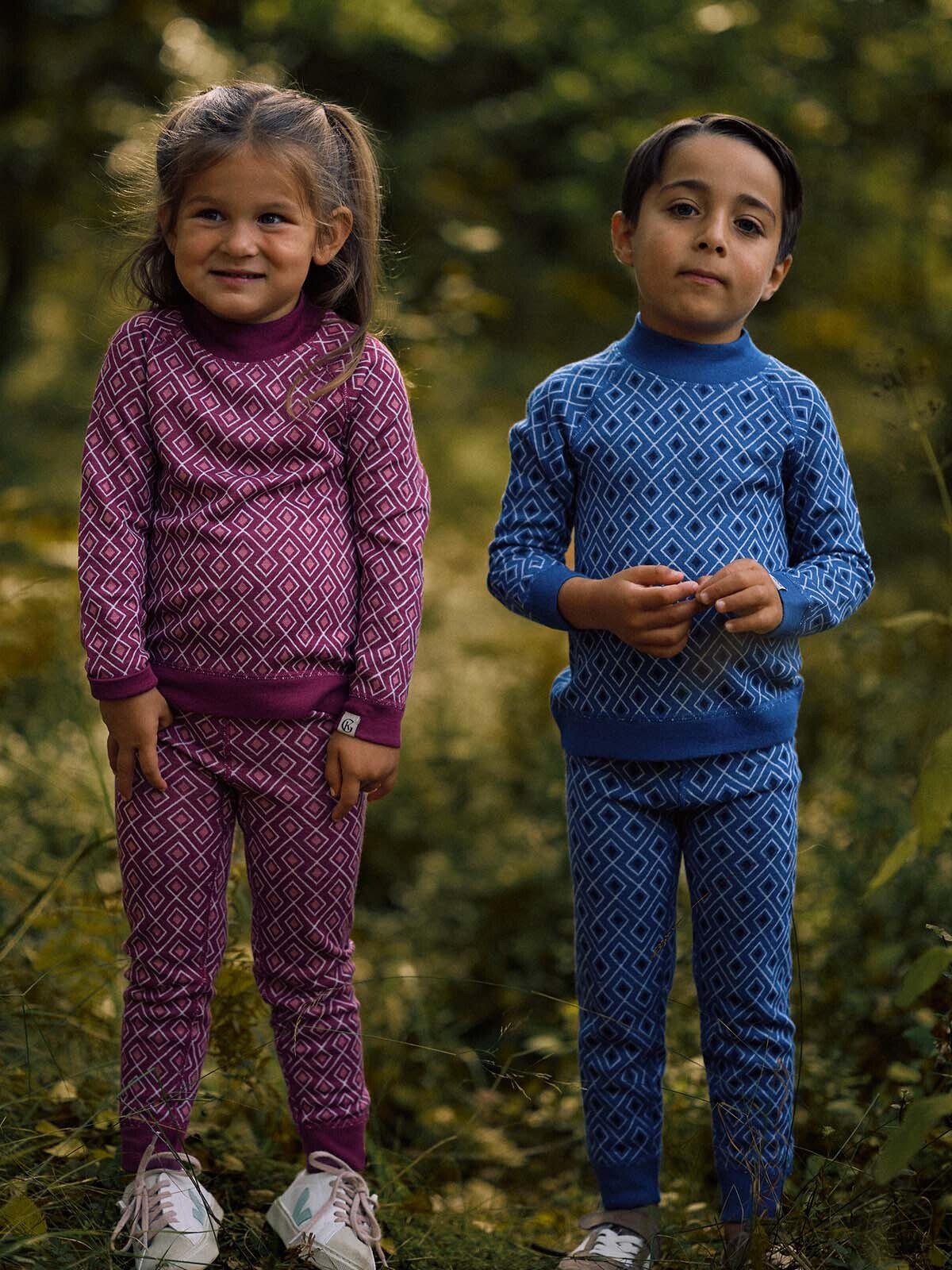 Gullkorn Achon Jaquard Genser Denim (P)