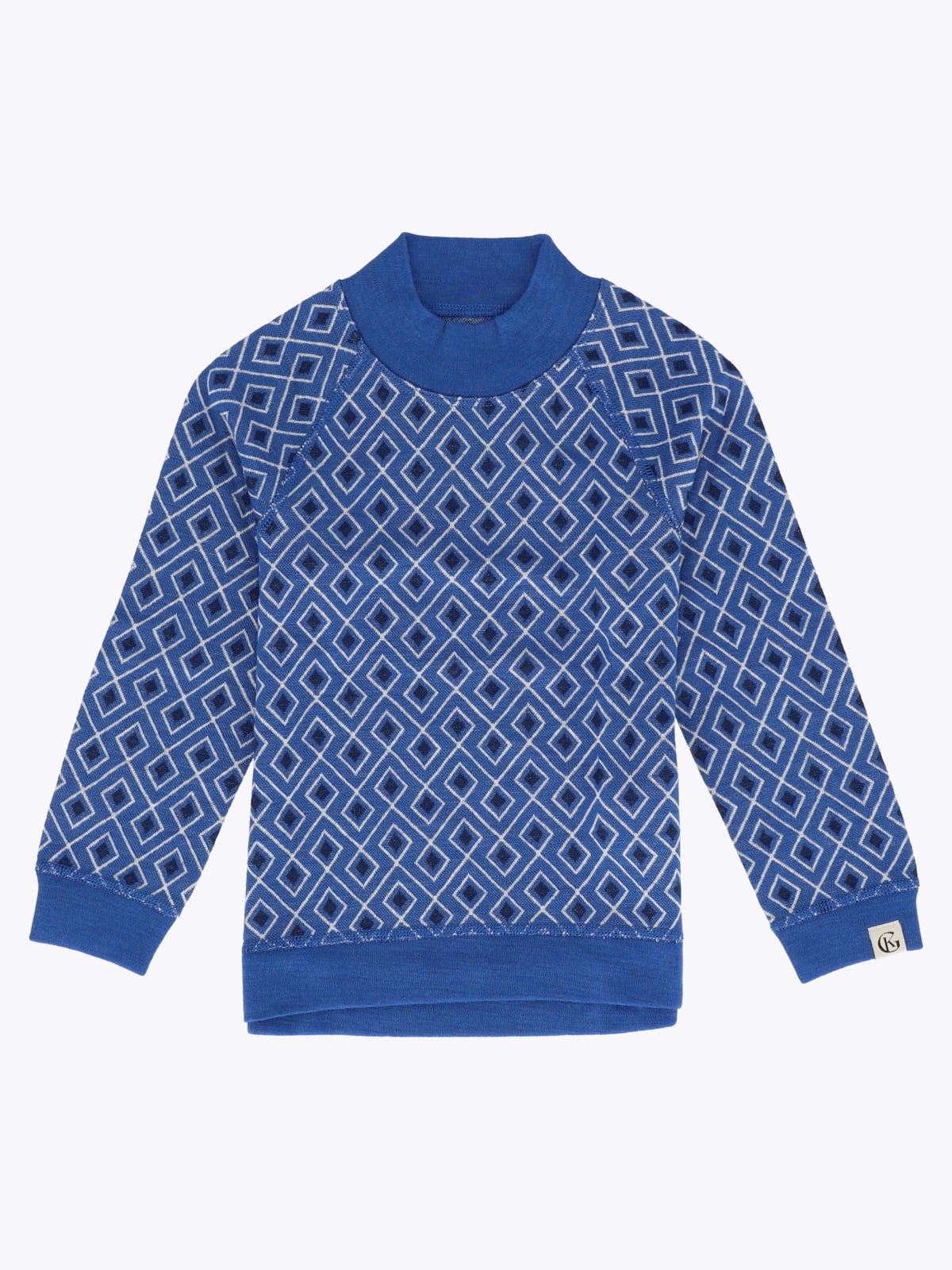 Gullkorn Achon Jaquard Genser Denim (P)
