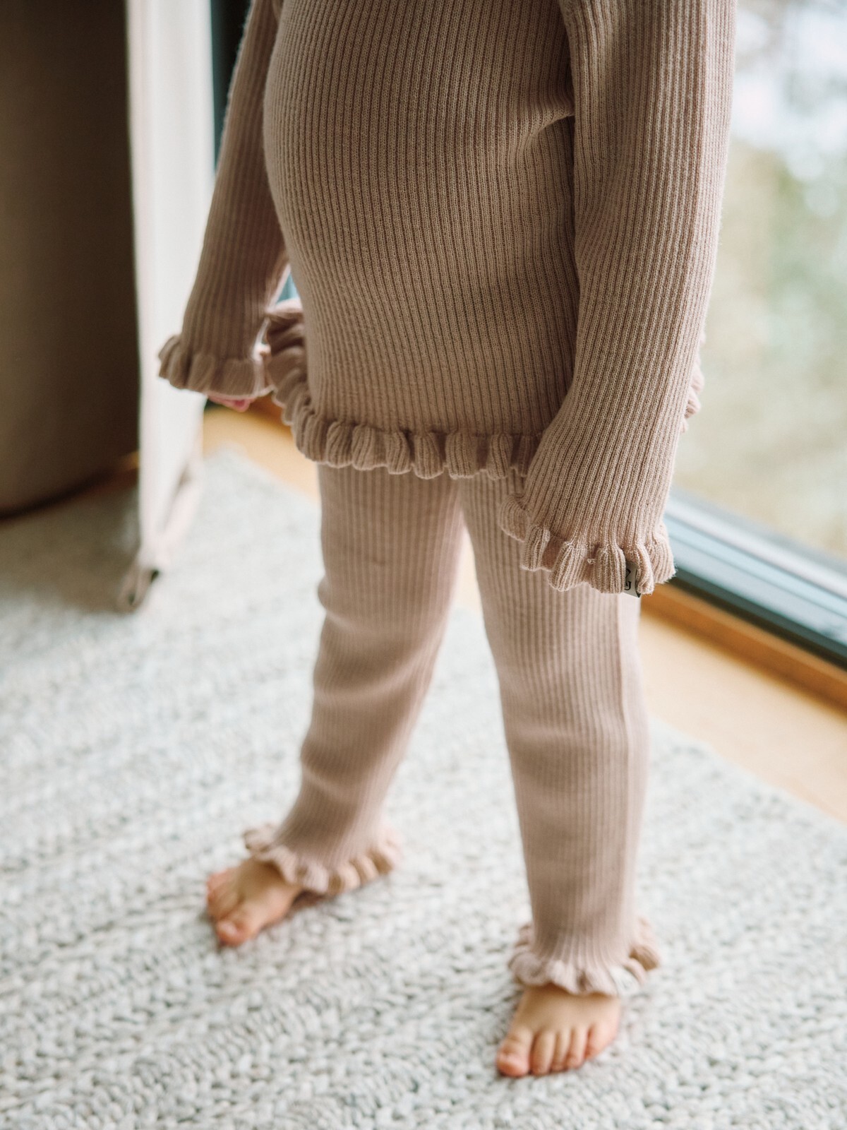 Gullkorn Sodali Ull Bukse Mørk Beige